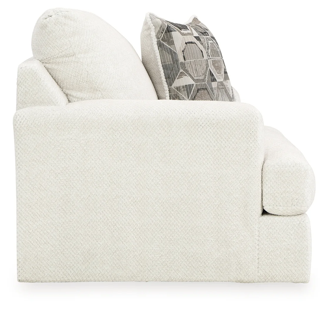 Karinne - Linen - 2 Pc. - Chair And A Half, Ottoman - Image 4