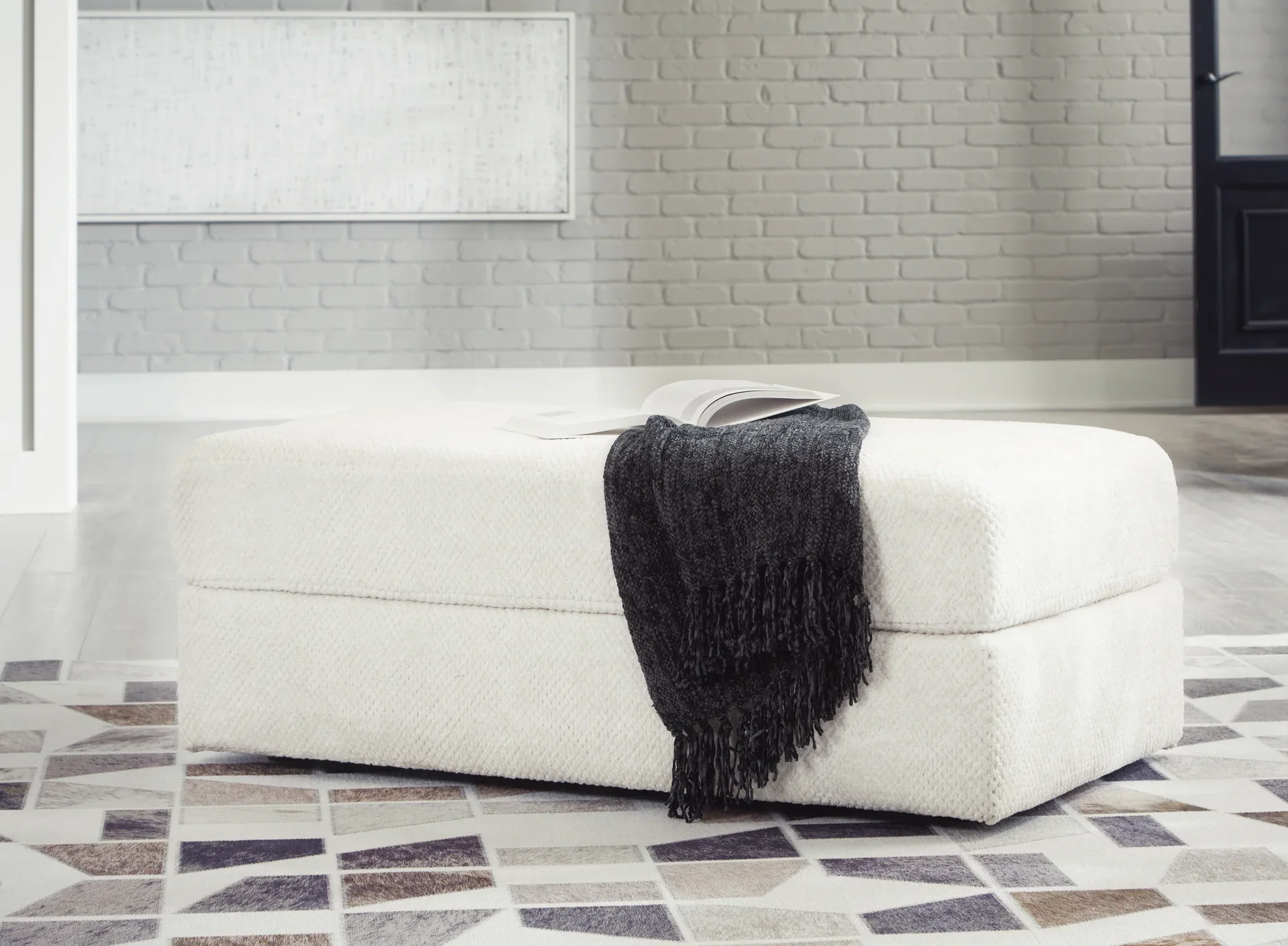 Karinne - Linen - 2 Pc. - Chair And A Half, Ottoman - Image 6
