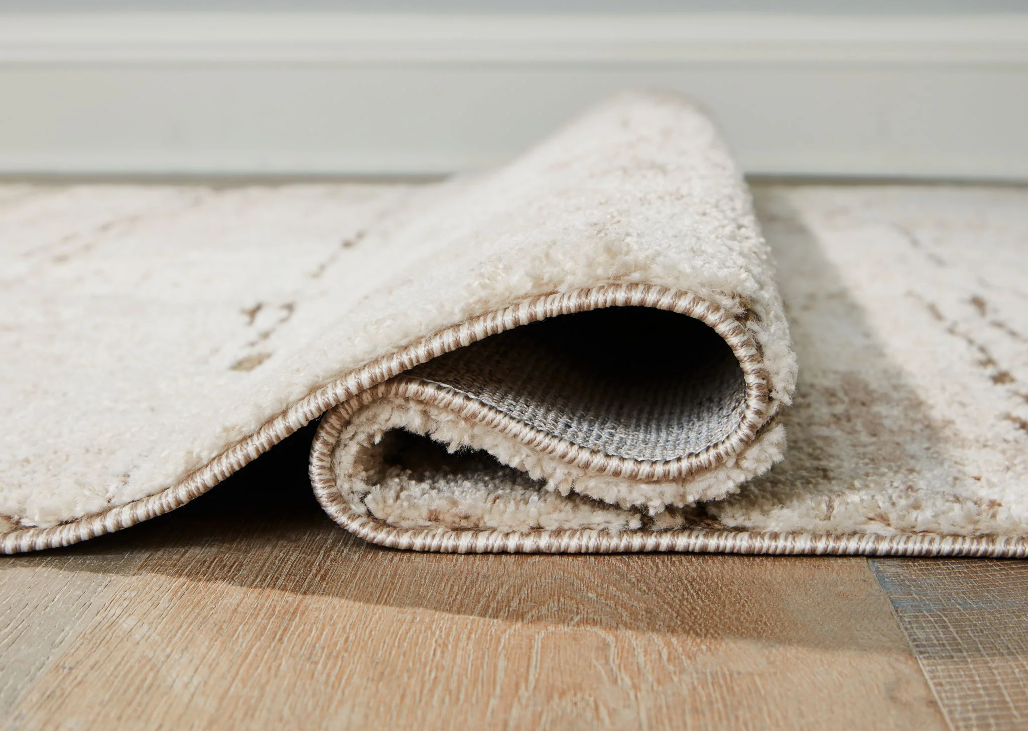 Kasney - Cream / Brown - Large Rug - 8' x 10' - Image 4