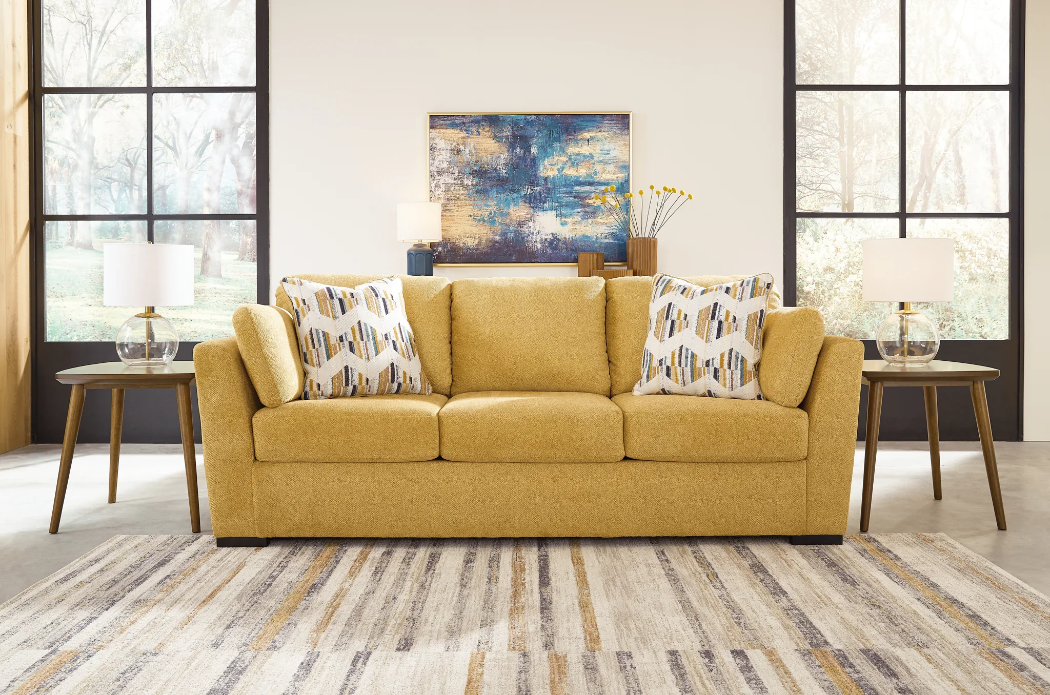 Keerwick - 2 Pc. - Sofa, Loveseat - Sunflower - Image 2