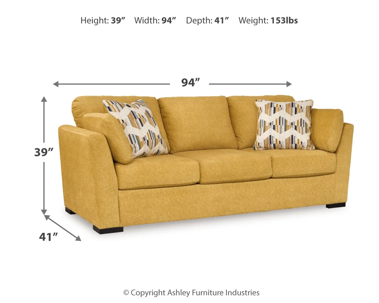 Keerwick - Sunflower - Sofa - Image 4