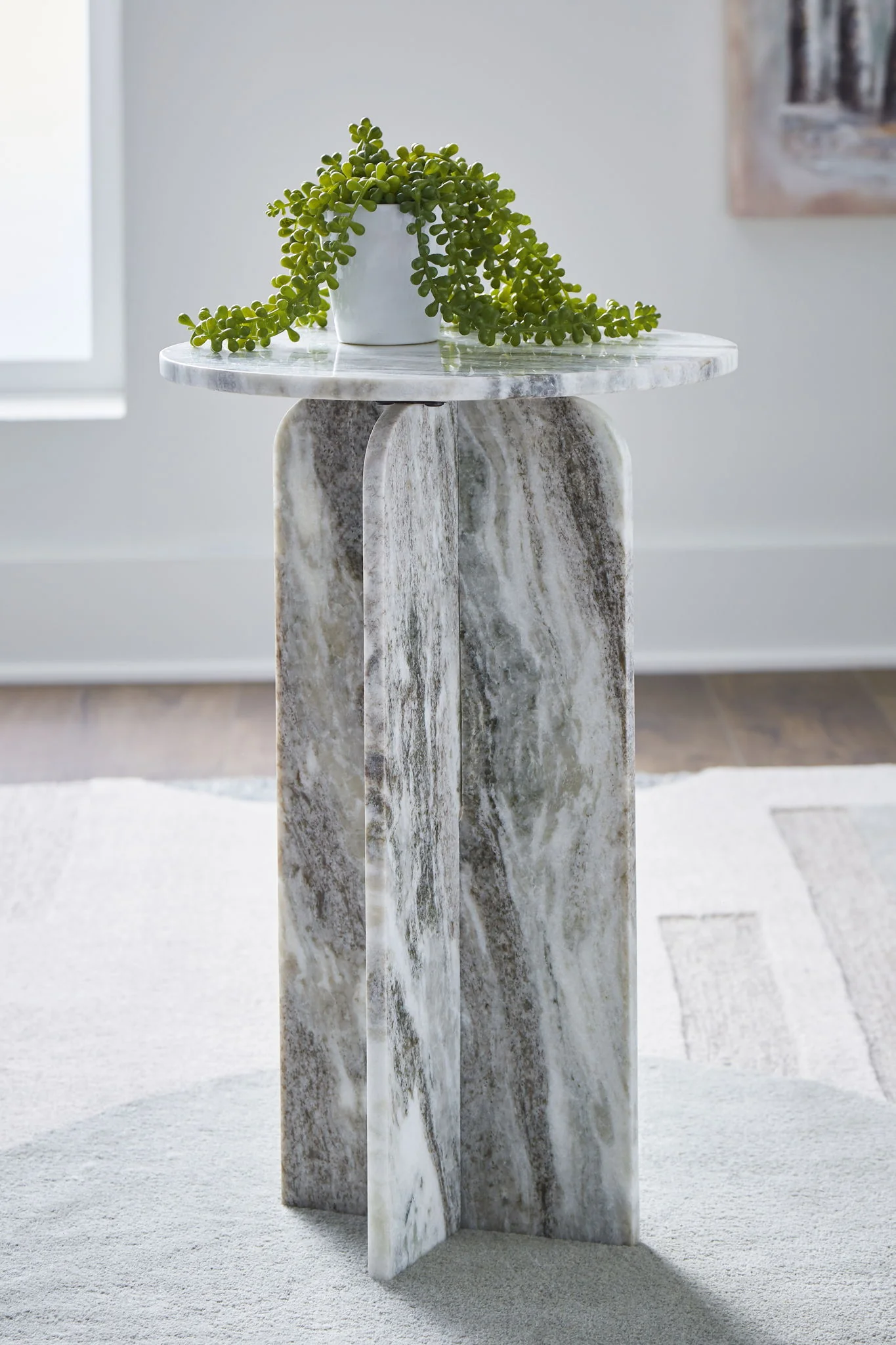 Keithwell - Gray - Round Accent Table - Image 2