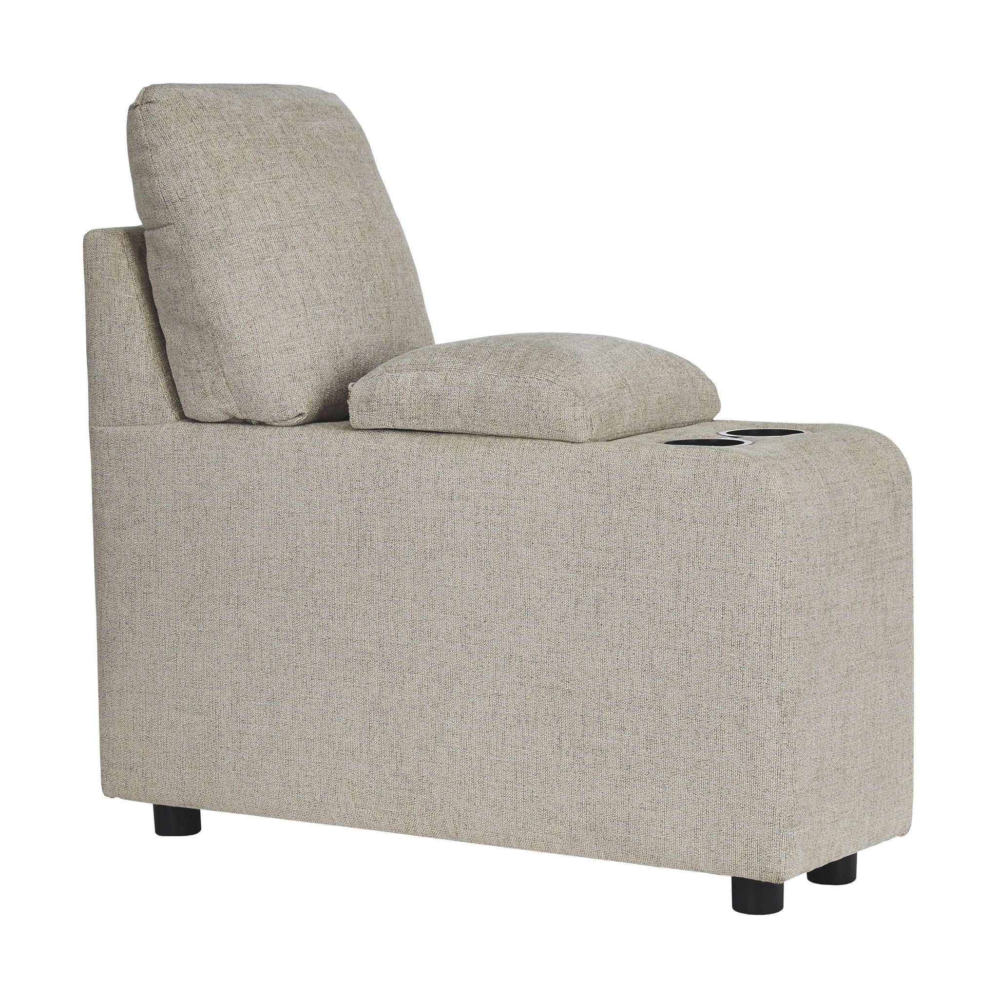 Kellway - Bisque - Loveseat With Console 3 Pc Sectional - Image 5