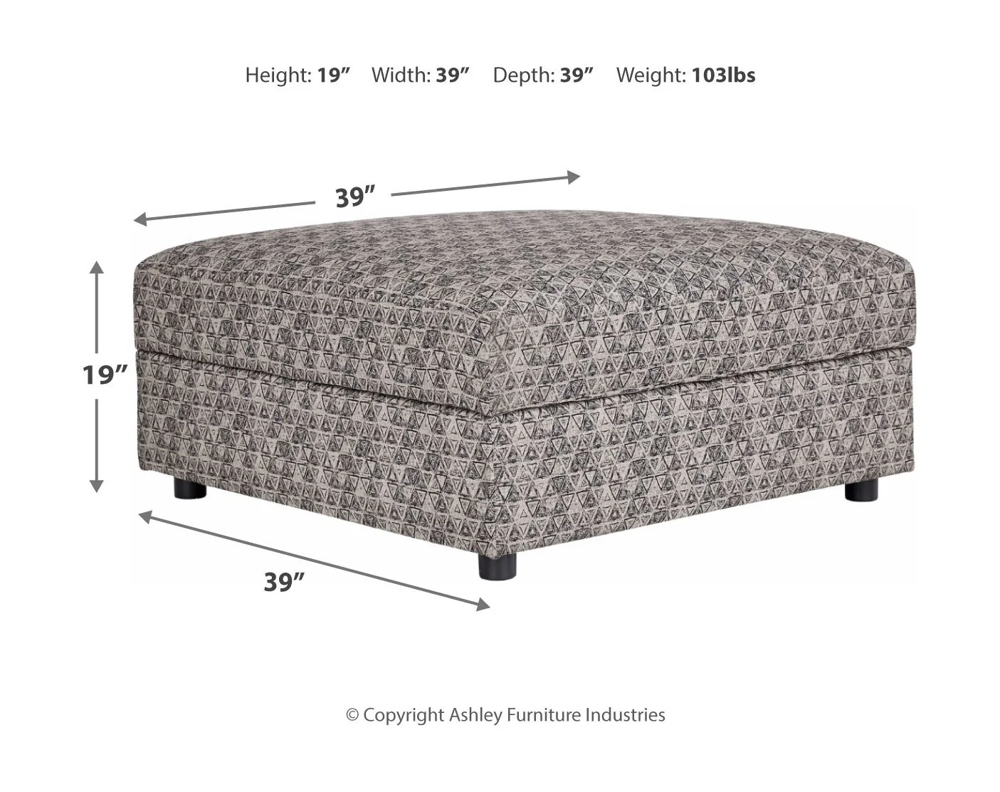 Kellway - Bisque - Ottoman With Storage - Image 3