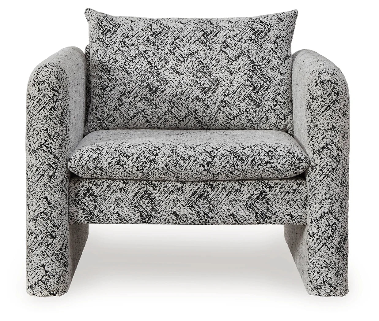Kenbell - Black / White - Accent Chair - Image 3