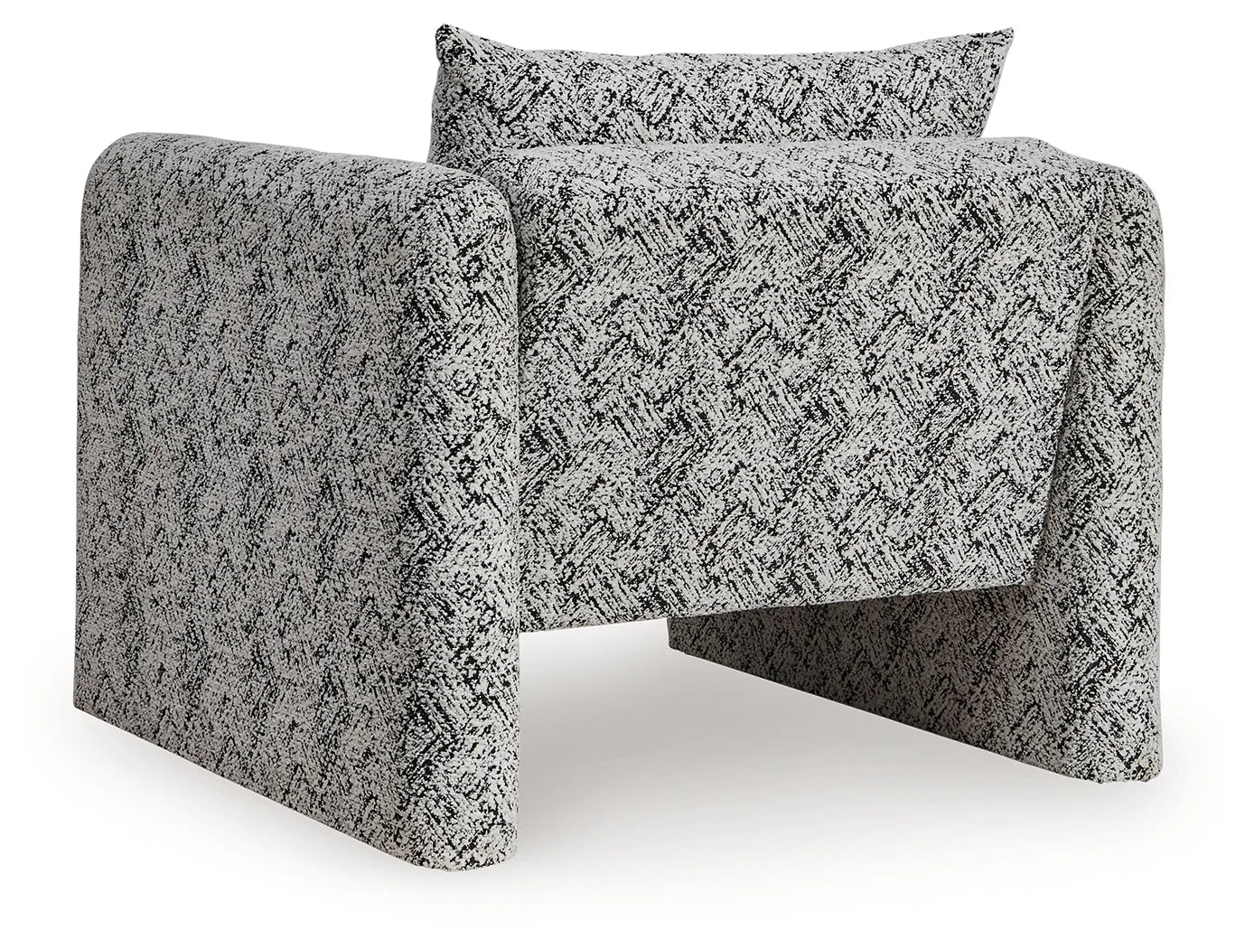 Kenbell - Black / White - Accent Chair - Image 5