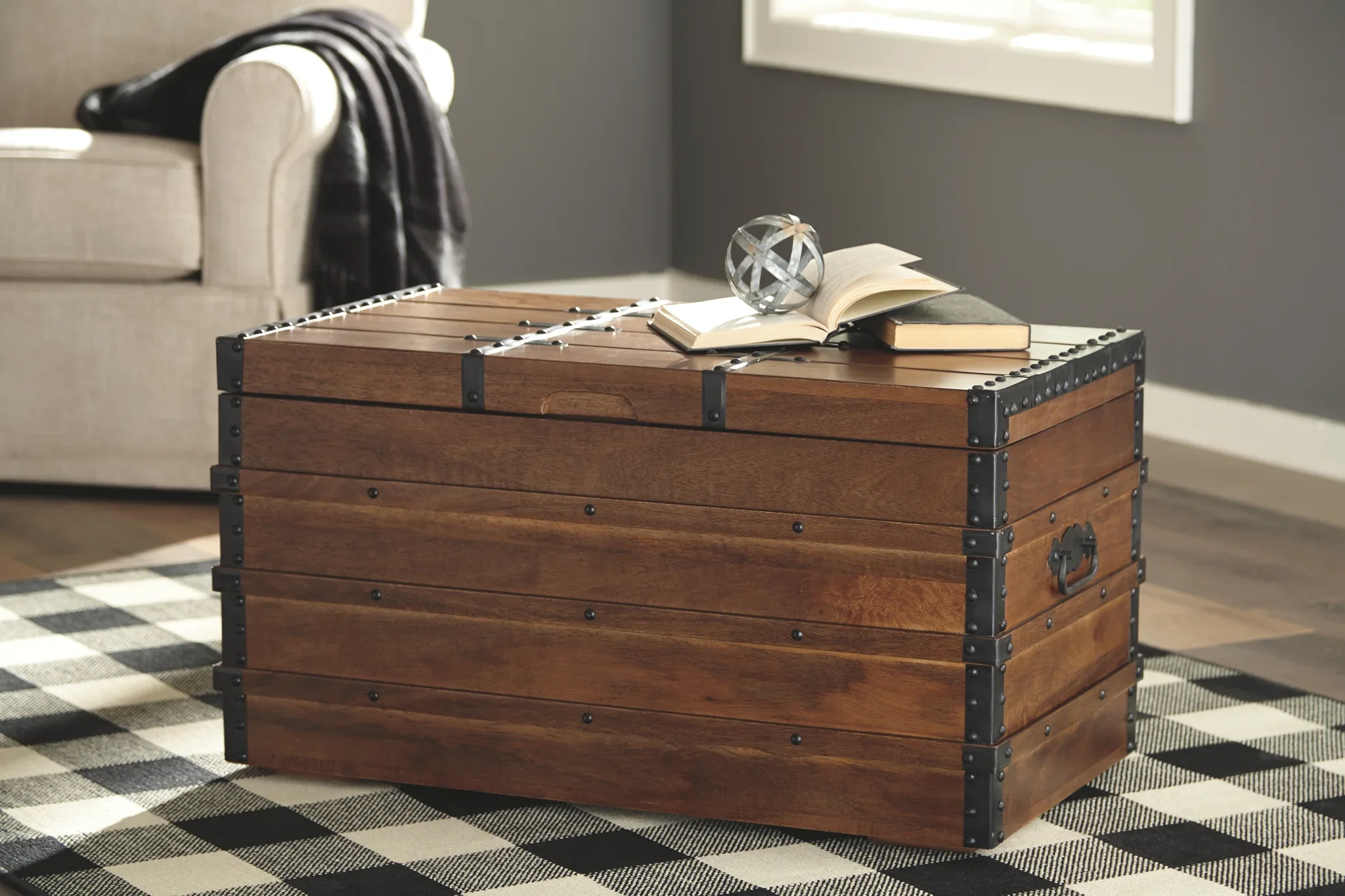 Kettleby - Brown - Storage Trunk - Image 2