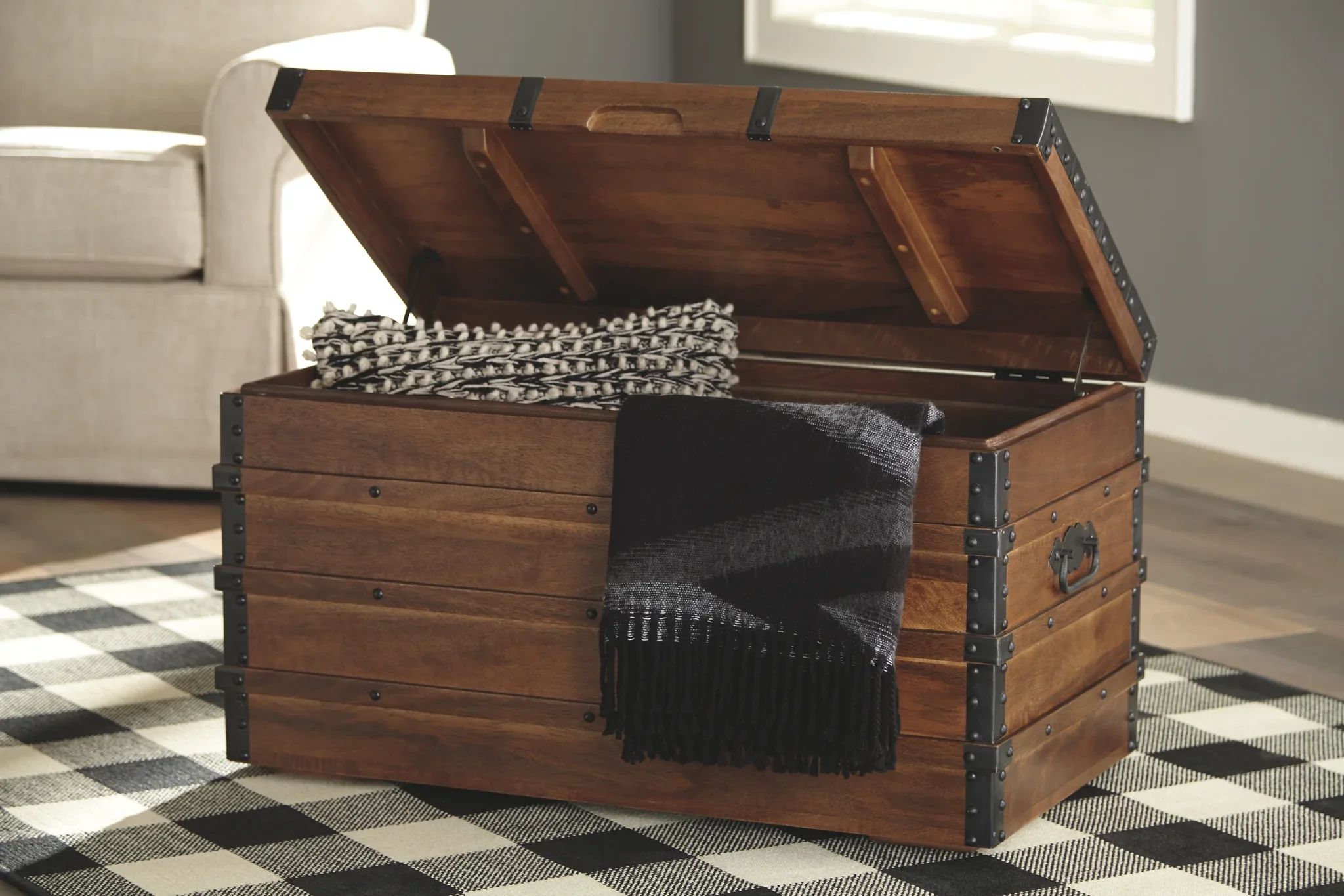 Kettleby - Brown - Storage Trunk - Image 9