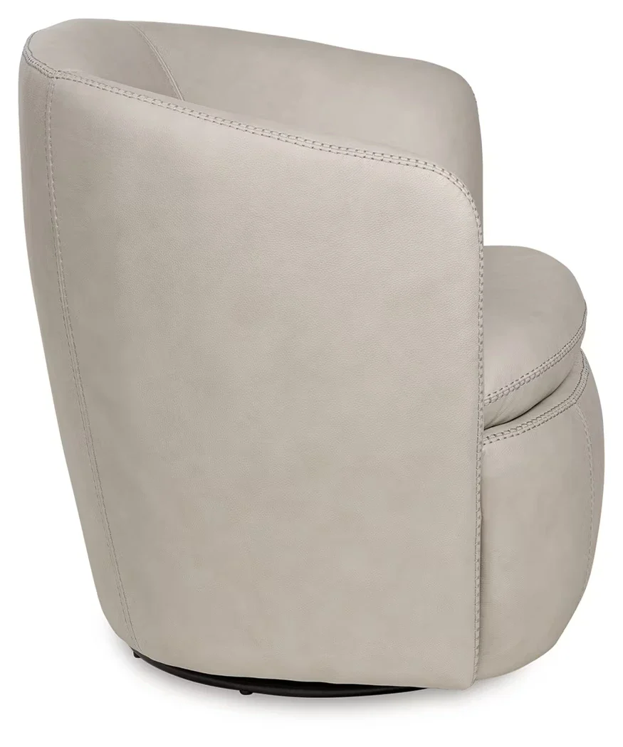Kierreys - Bone - Swivel Accent Chair - Image 3