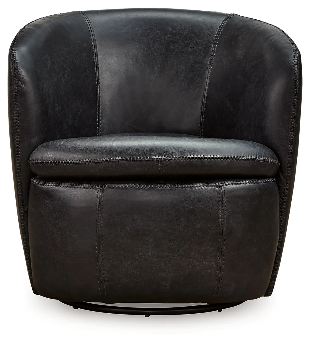 Kierreys - Midnight - Swivel Chair - Image 3