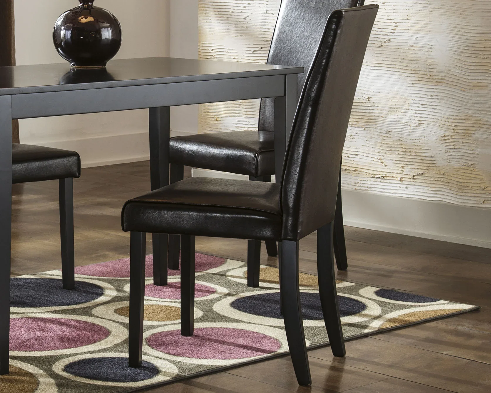 Kimonte - Dark Brown - Dining Uph Side Chair (Set of 2) - Image 2