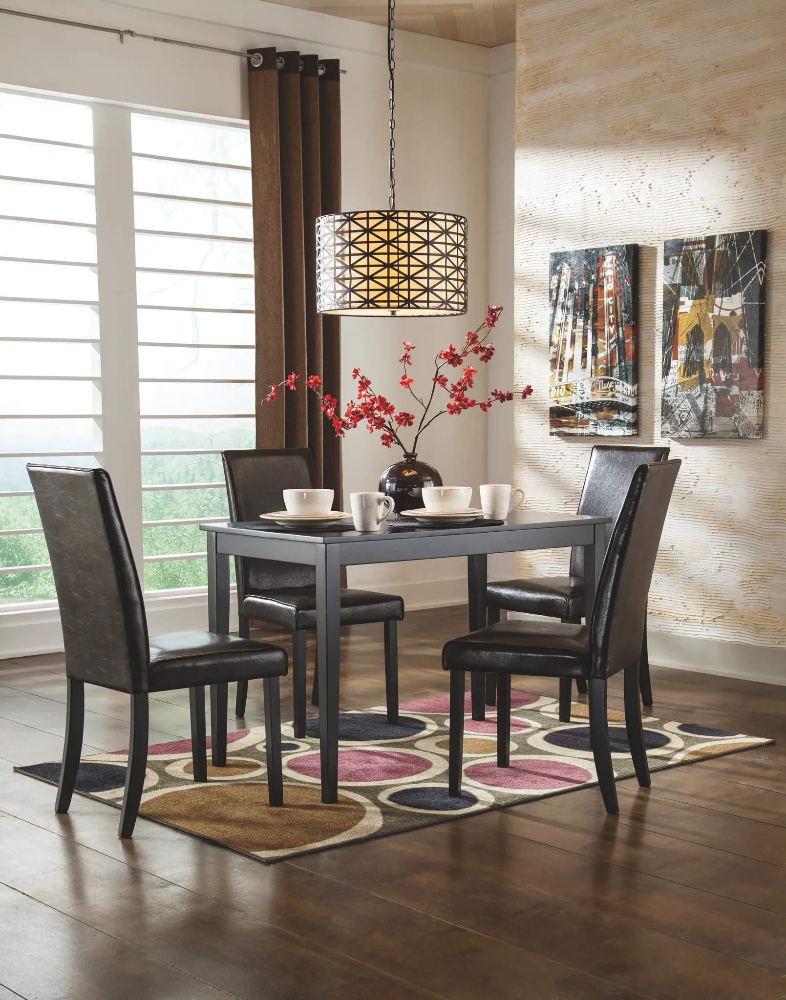 Kimonte - Dark Brown - Dining Uph Side Chair (Set of 2) - Image 3