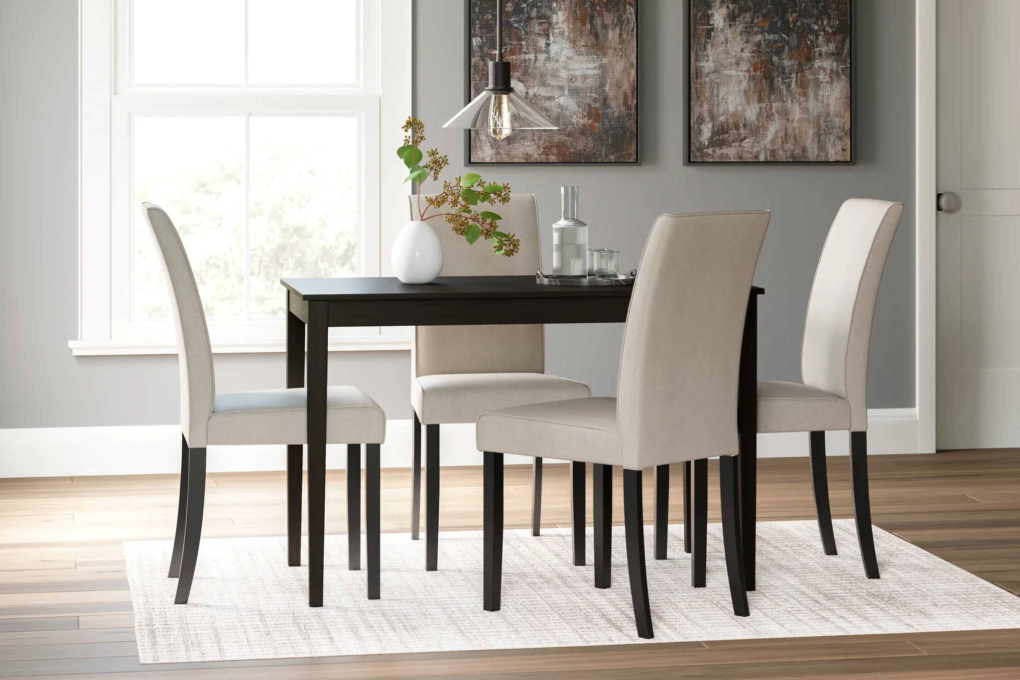 Kimonte - Dark Brown - Rectangular Dining Room Table - Image 10