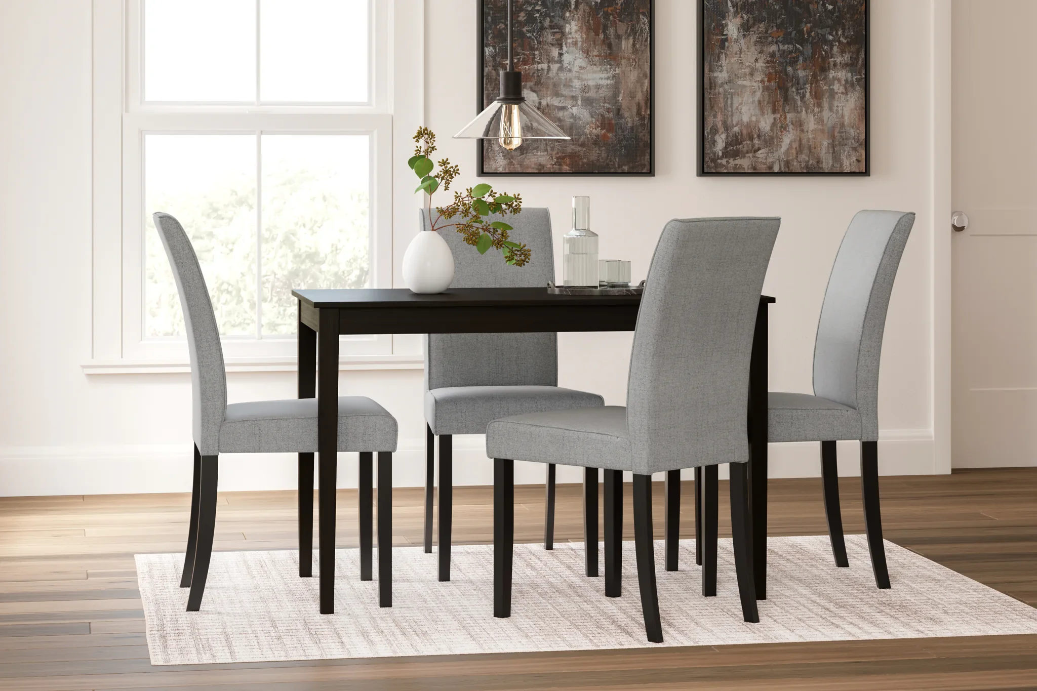 Kimonte - Dark Brown - Rectangular Dining Room Table - Image 11
