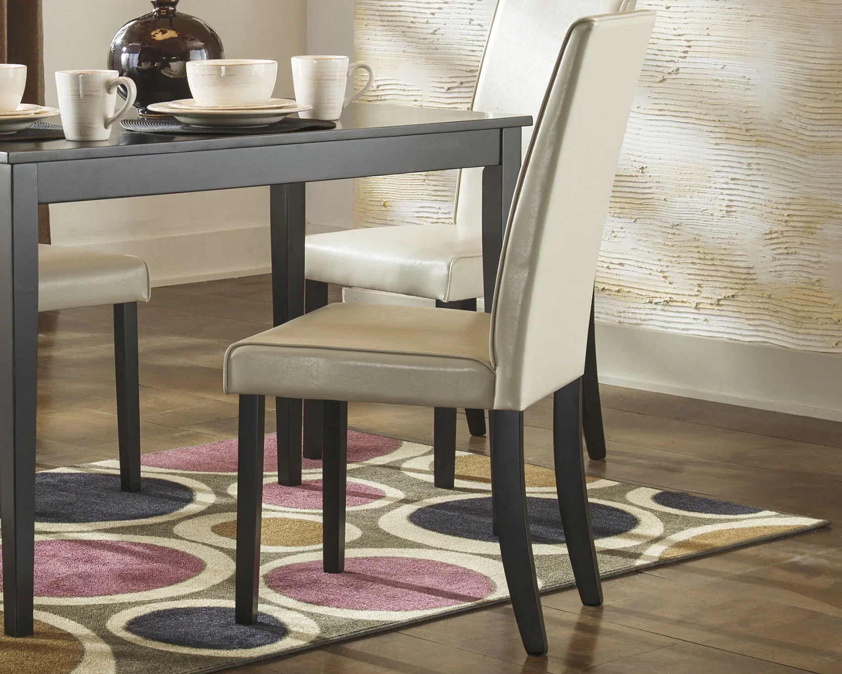 Kimonte - Ivory - Dining Uph Side Chair (Set of 2) - Image 2