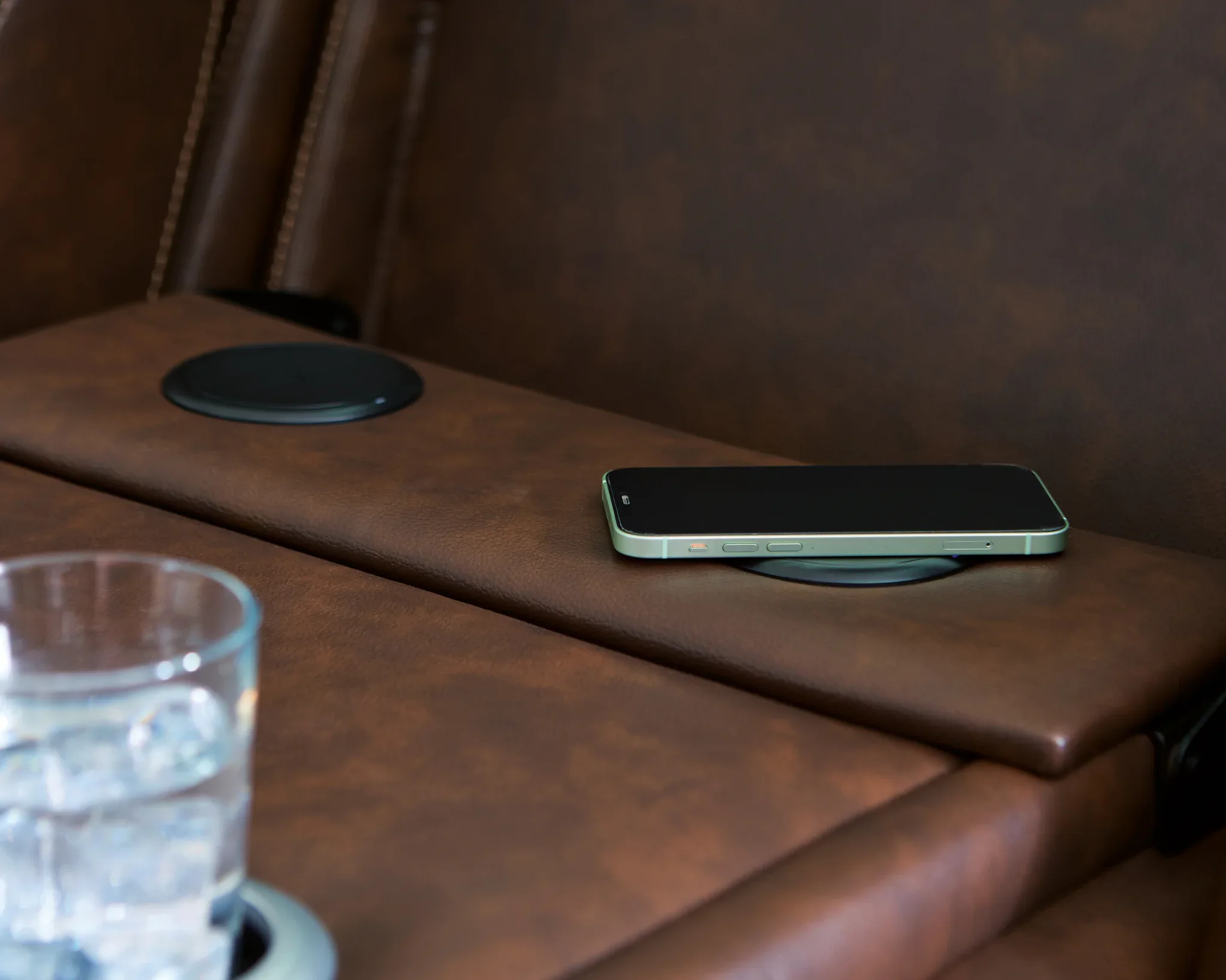 Knightington - Brown - Power Reclining Sofa With Audio Seating - Image 10