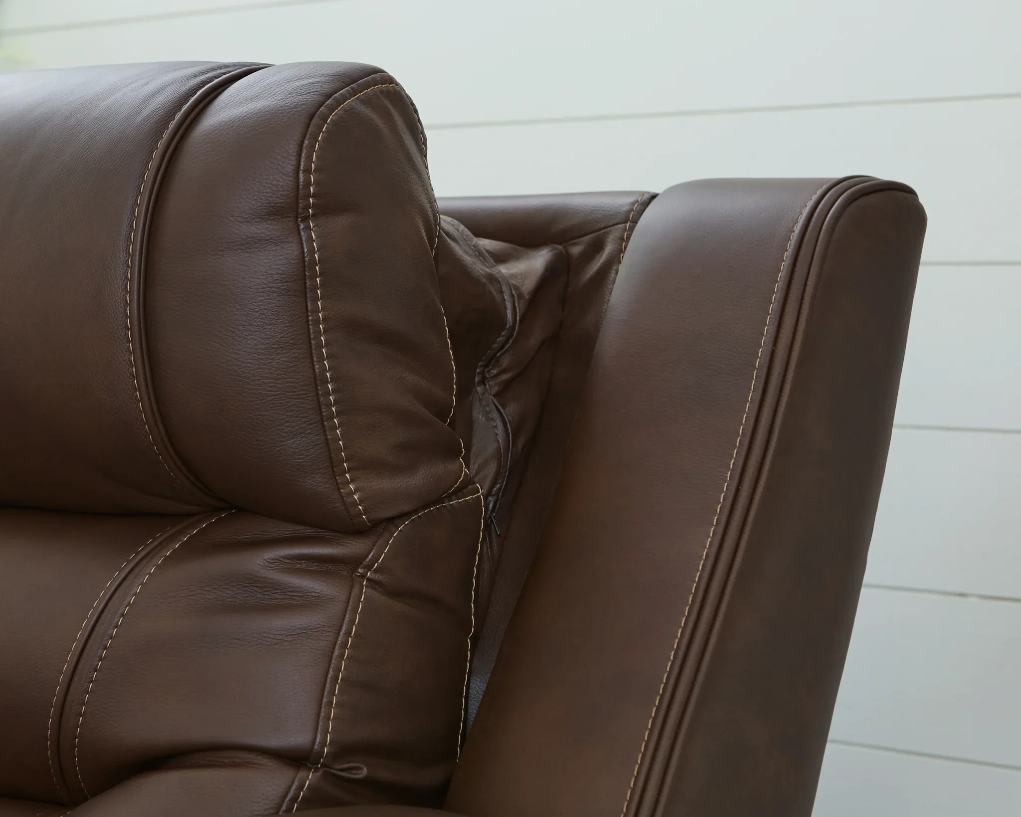 Knightington - Brown - Power Reclining Sofa With Audio Seating - Image 9