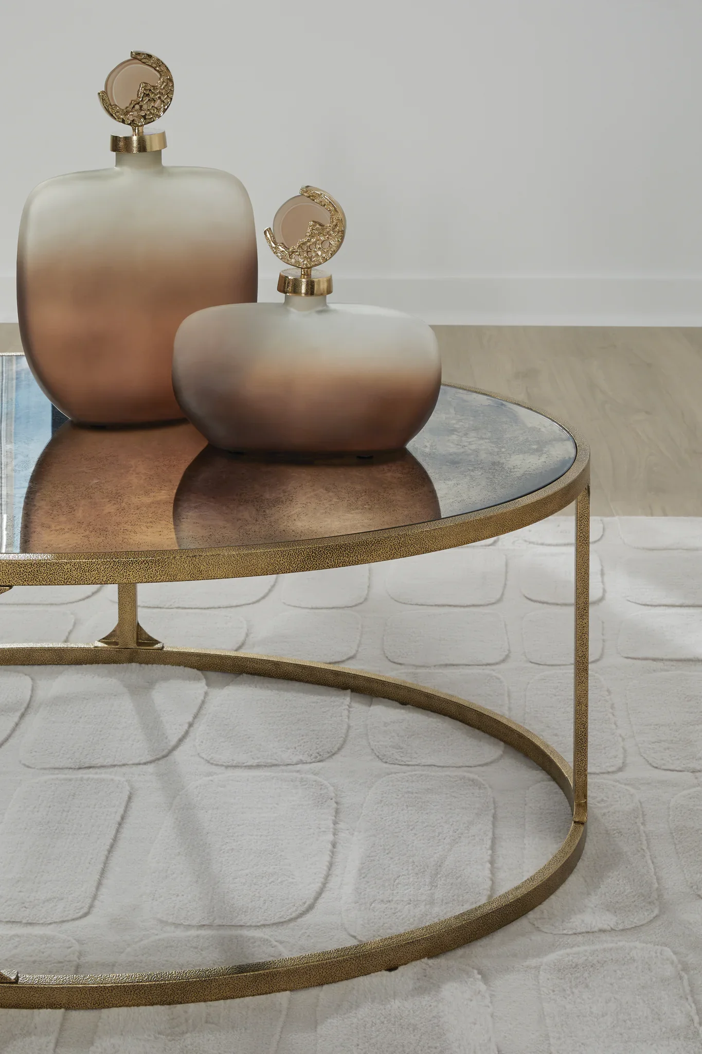 Korajane - Antique Gold - Oval Cocktail Table - Image 4