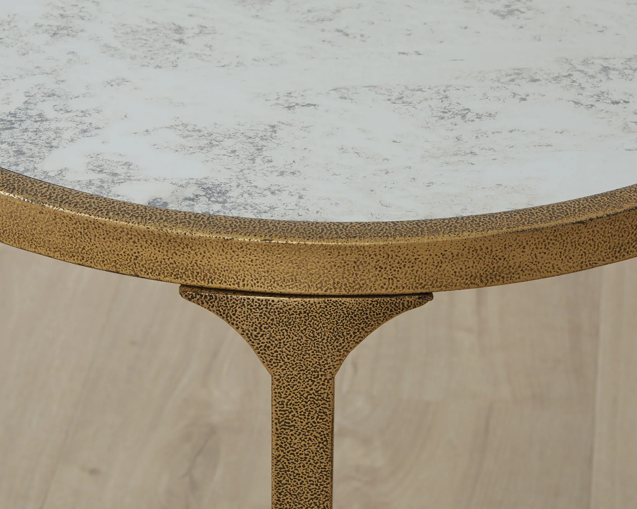 Korajane - Antique Gold - Round End Table - Image 3