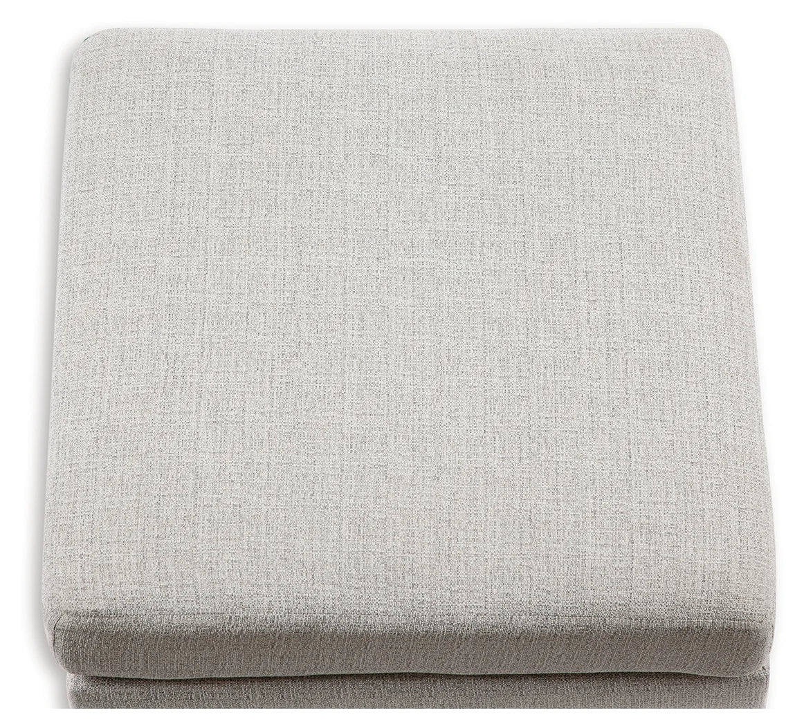 Koralynn - Stone - Oversized Accent Ottoman - Image 4