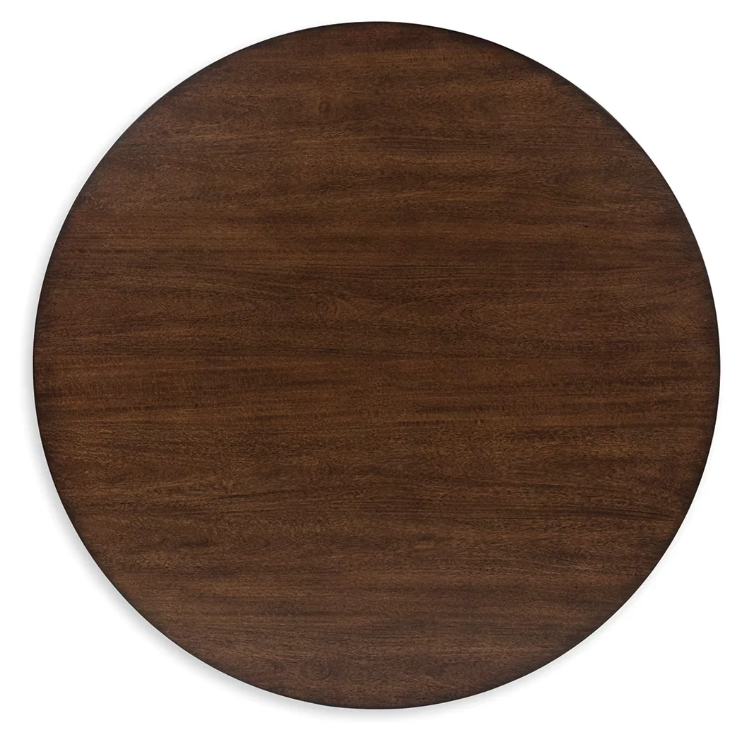 Korestone 2 - Dark Brown - Round Cocktail Table - Image 5