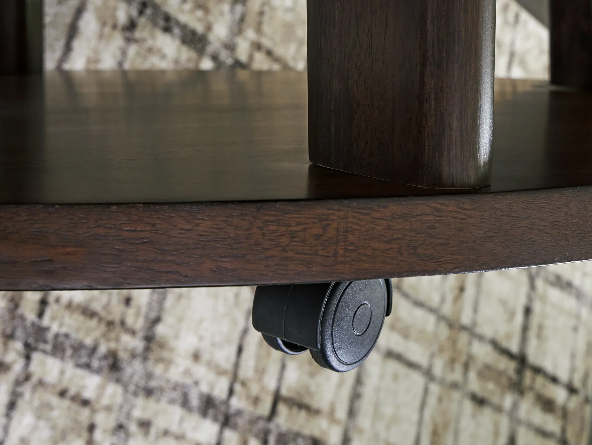 Korestone 2 - Dark Brown - Round Cocktail Table - Image 6