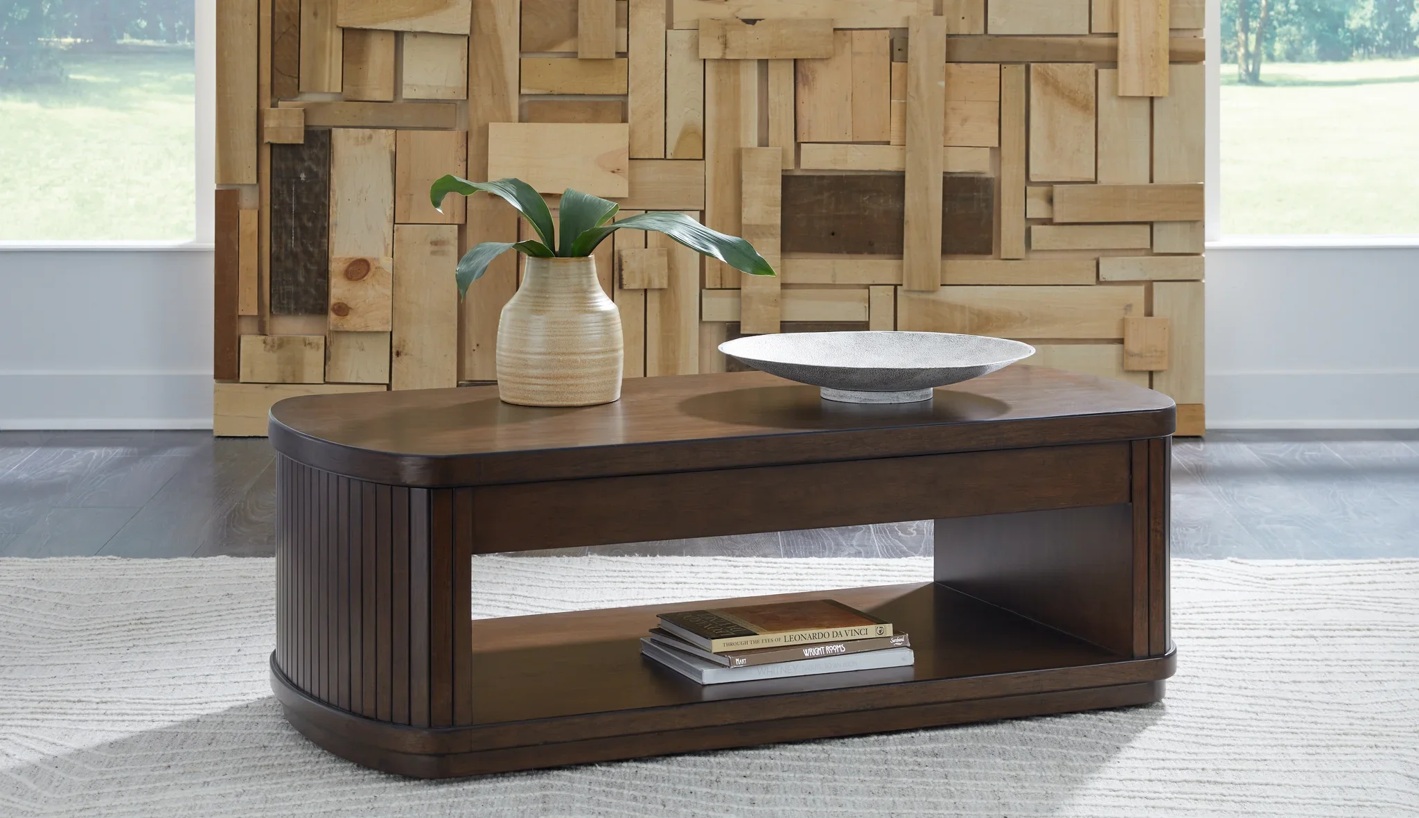 Korestone - Dark Brown - Lift Top Cocktail Table - Image 2