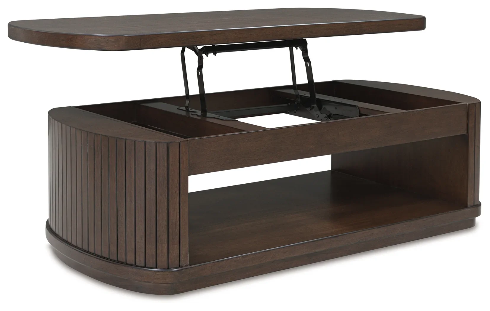 Korestone - Dark Brown - Lift Top Cocktail Table - Image 3