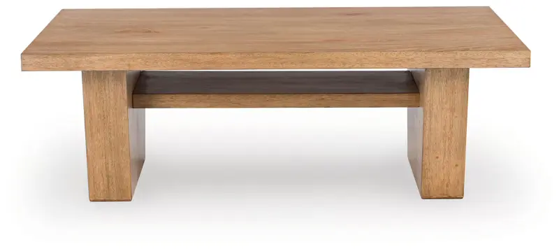 Kristiland - Light Brown - Rectangular Cocktail Table - Image 5