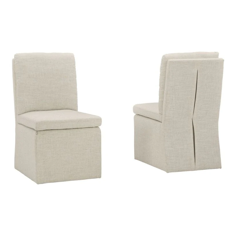 Krystanza - Oatmeal - Dining Uph Side Chair (Set of 2) - Image 2