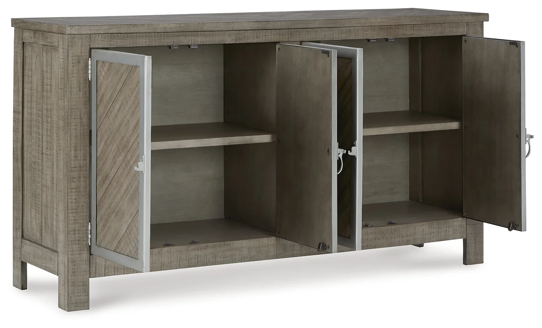 Krystanza - Weathered Gray - Dining Room Server - Image 3