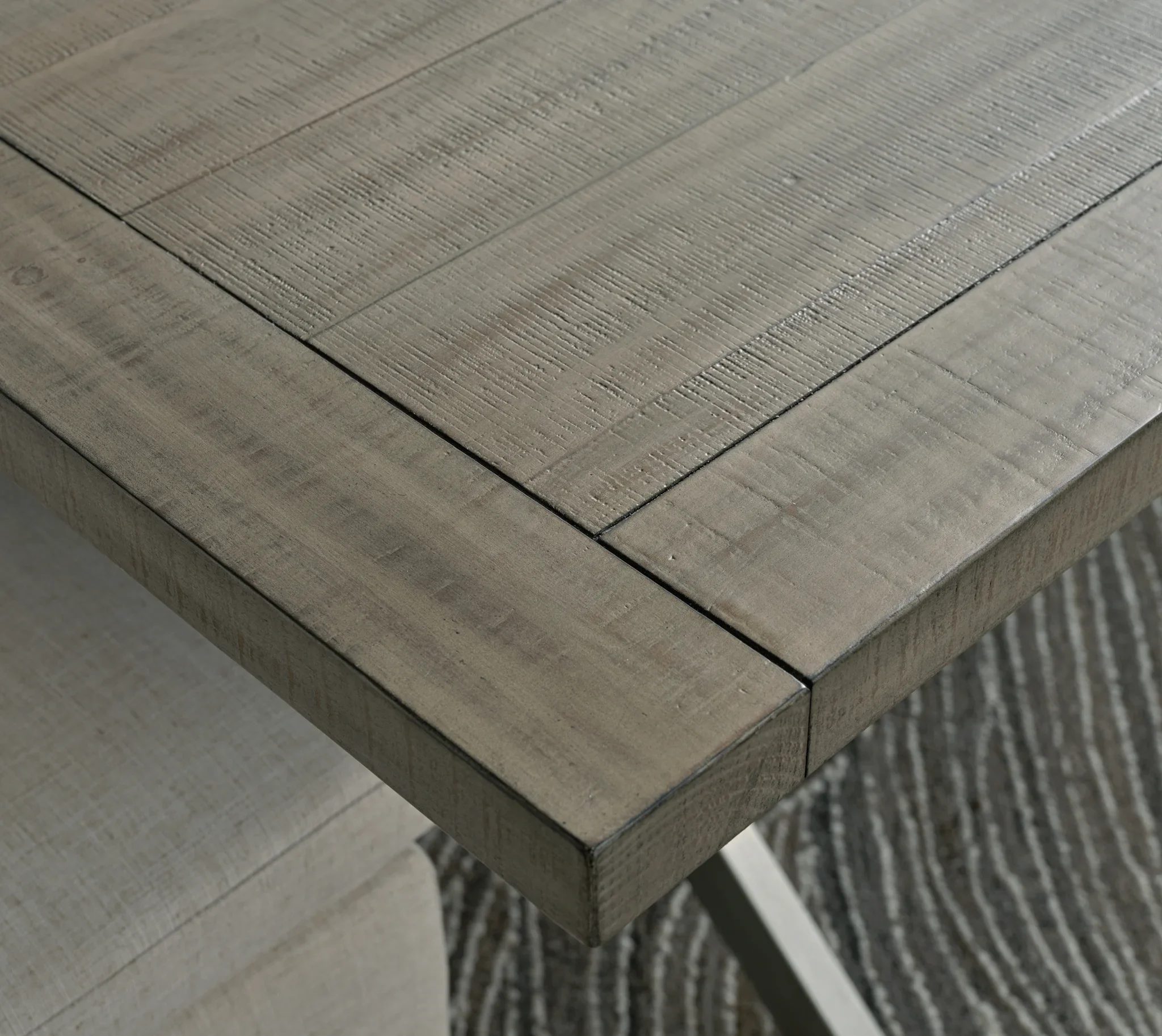 Krystanza - Weathered Gray - Rectangular Dining Room Table - Image 5