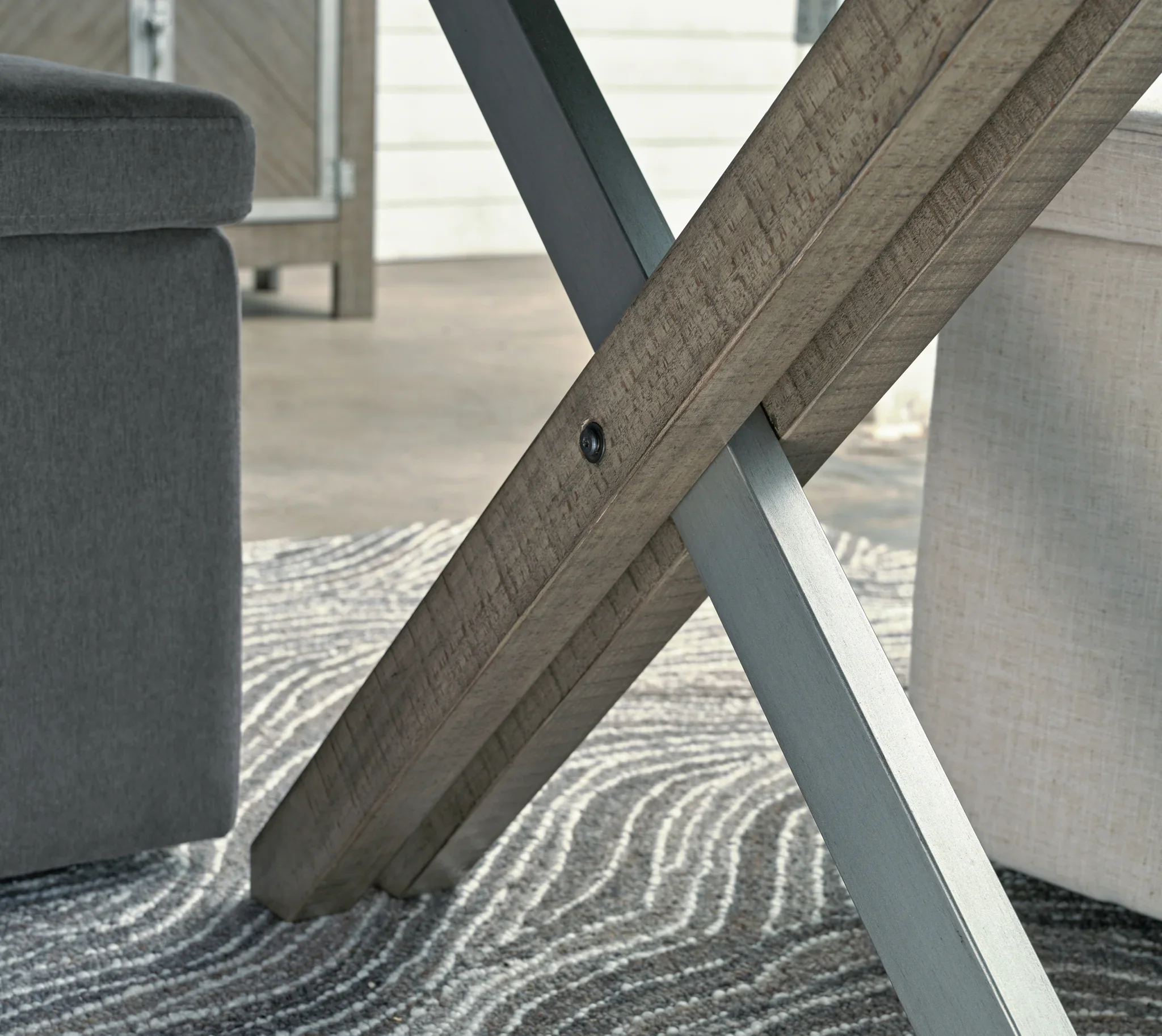 Krystanza - Weathered Gray - Rectangular Dining Room Table - Image 6