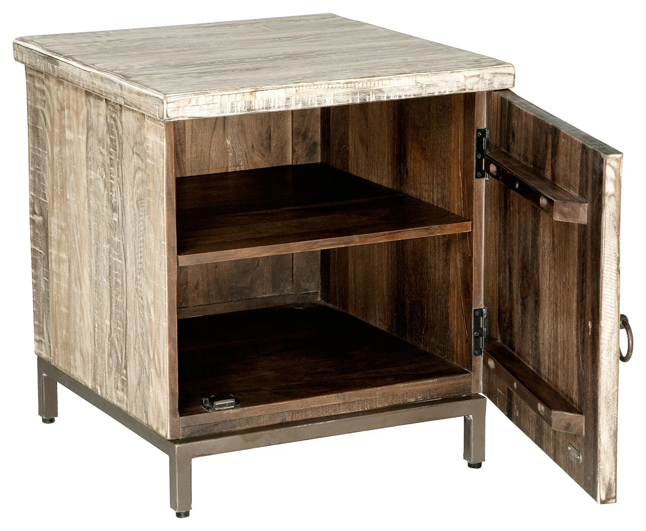 Laddford - Whitewash - Accent Cabinet - Shelf - Image 3