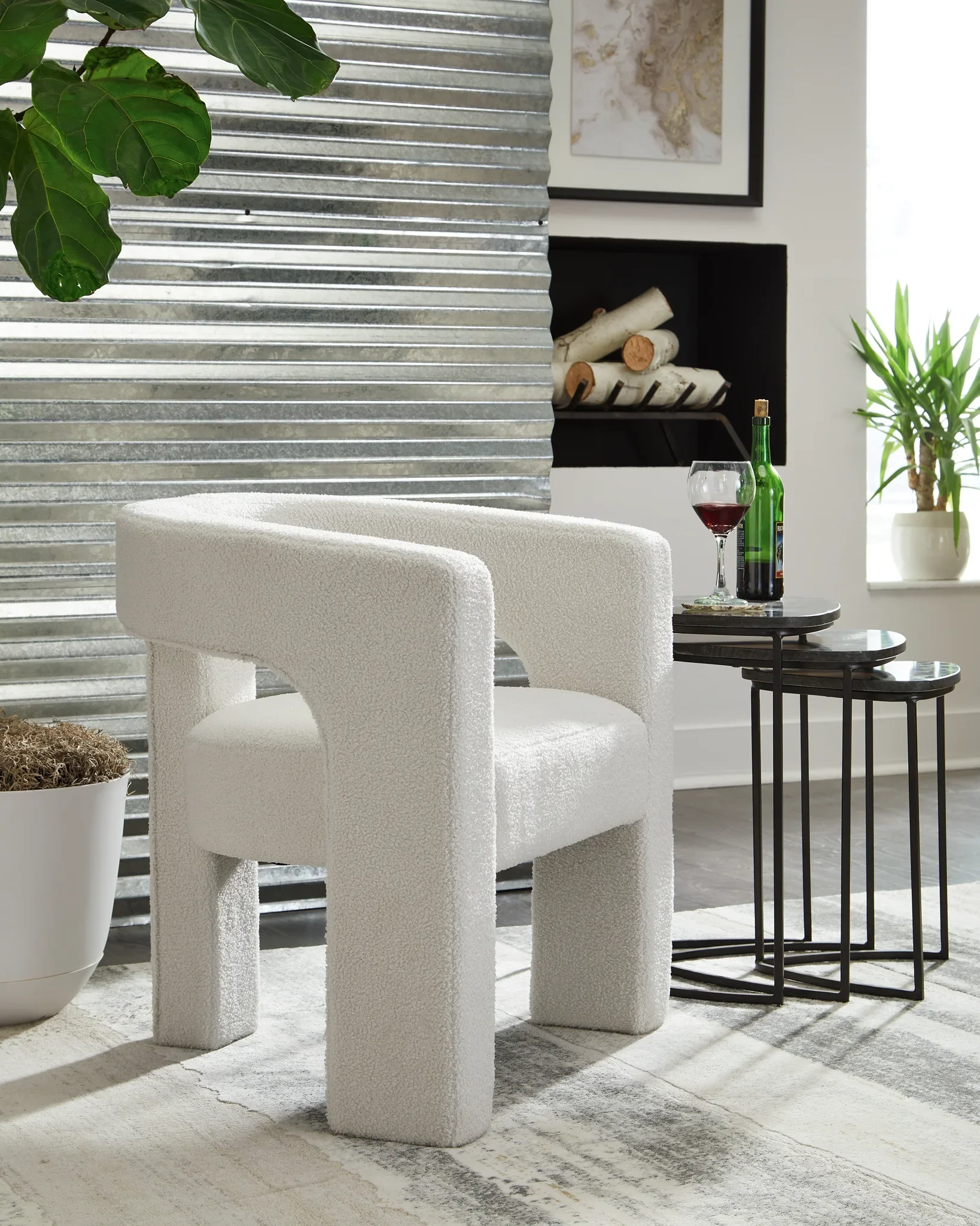 Landick - Ivory - Accent Chair - Image 2