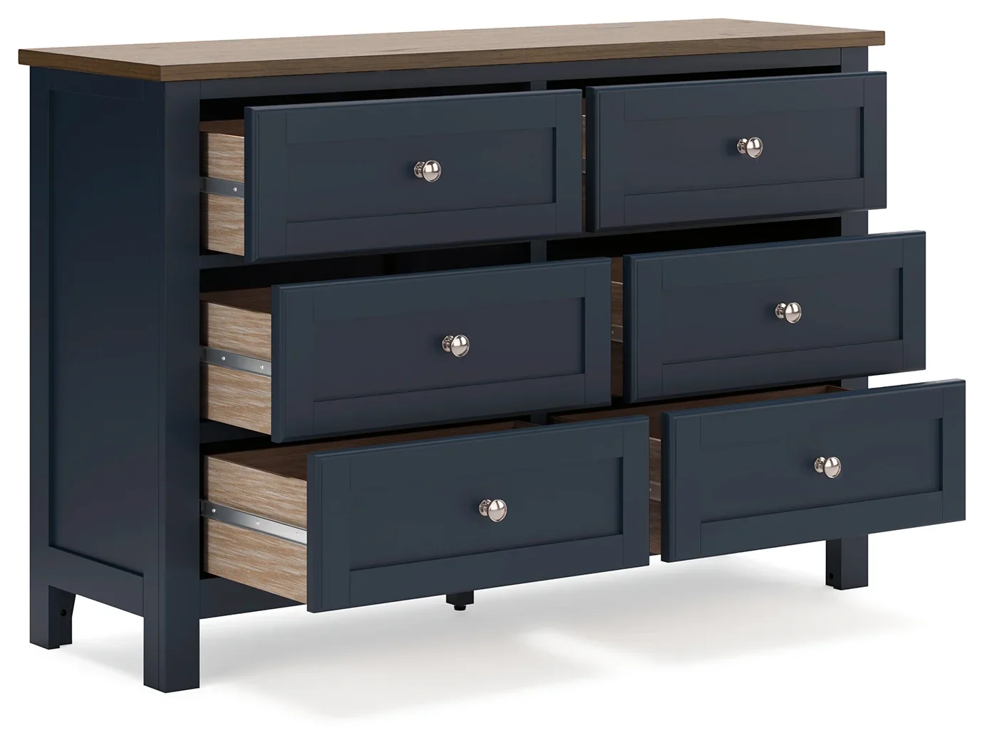 Landocken - Brown / Blue - Dresser - Image 4
