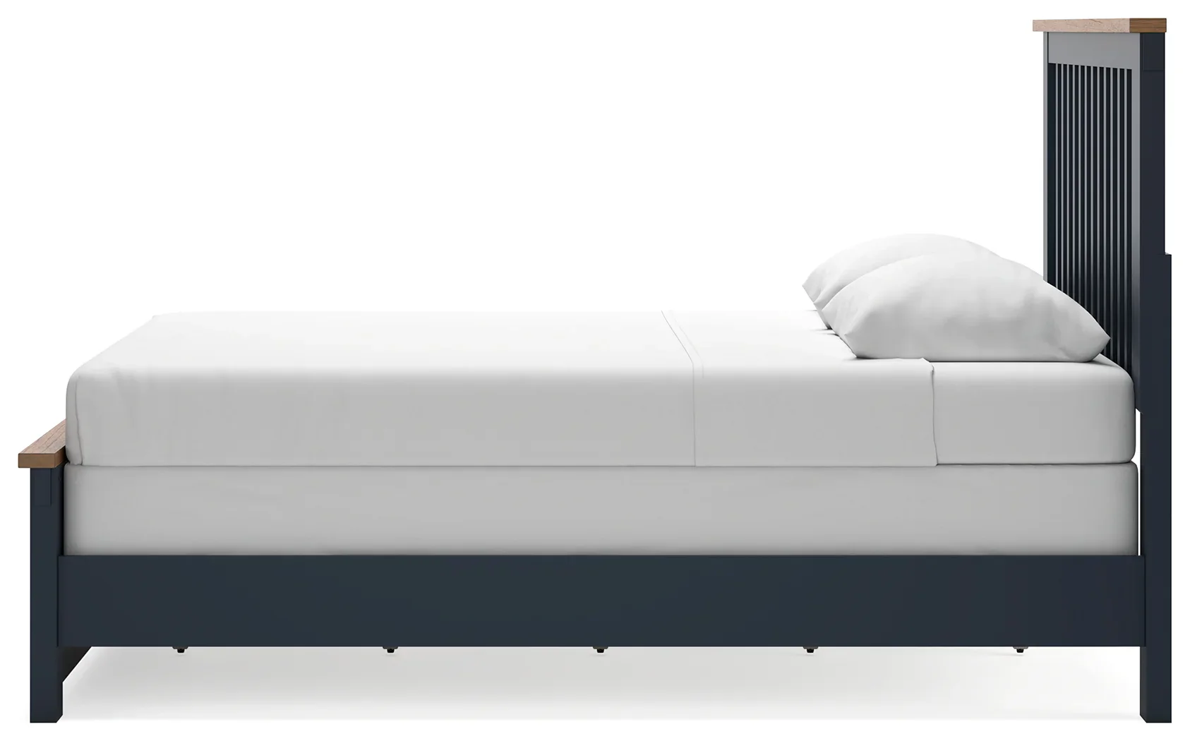 Landocken - Brown / Blue - Queen Panel Bed - Image 7