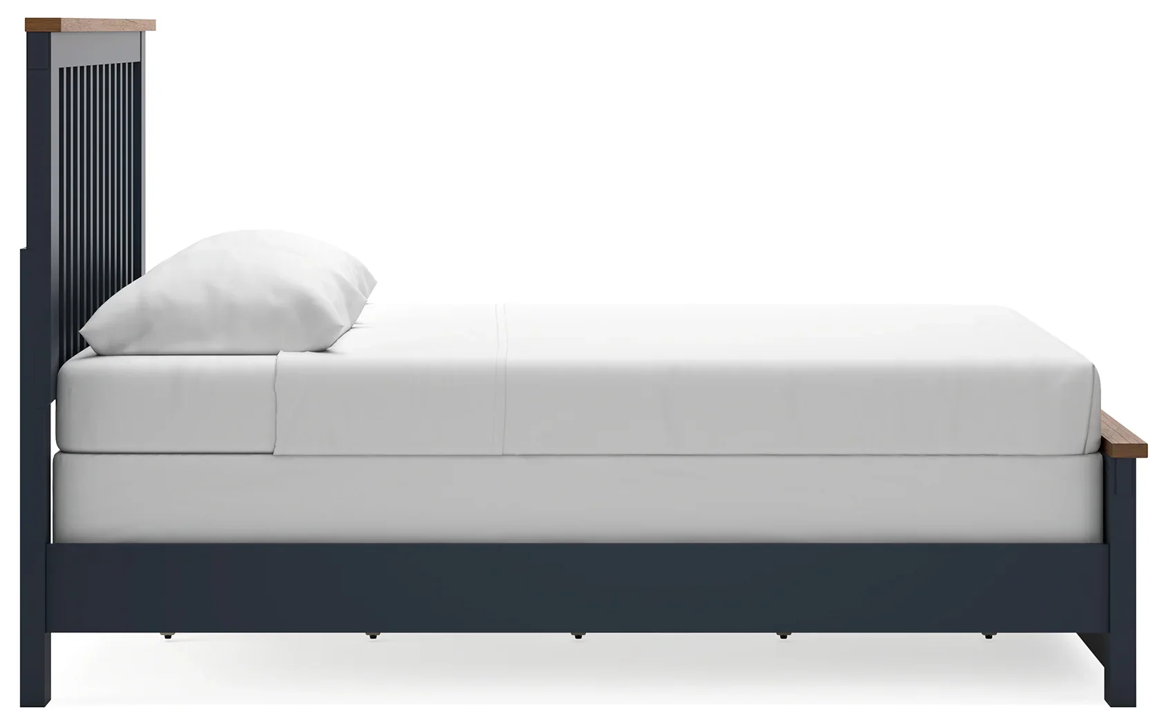 Landocken - Brown / Blue - Queen Panel Bed - Image 8