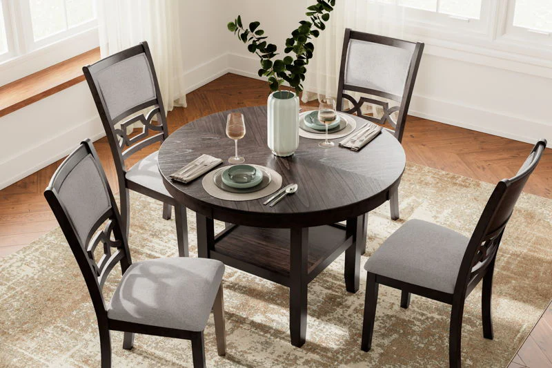 Langwest - Brown - Dining Room Table Set (Set of 5) - Image 5