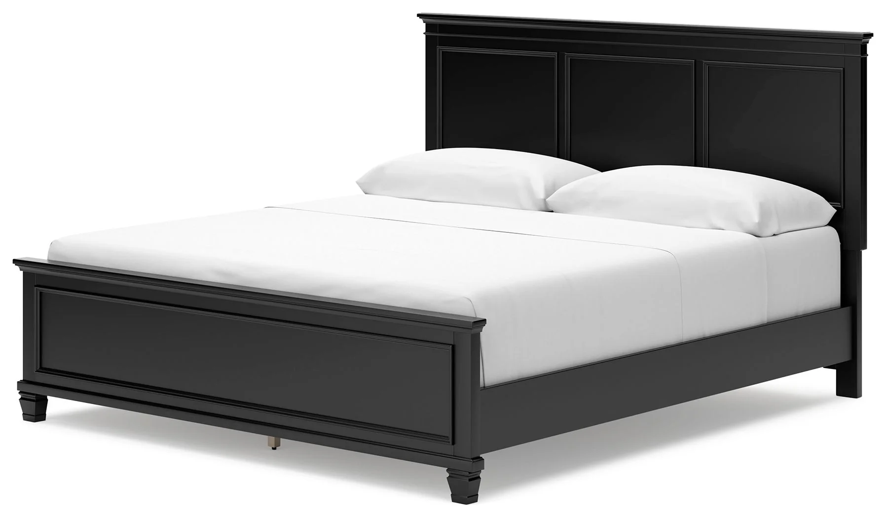 Lanolee - Black - California King Panel Bed - Image 3