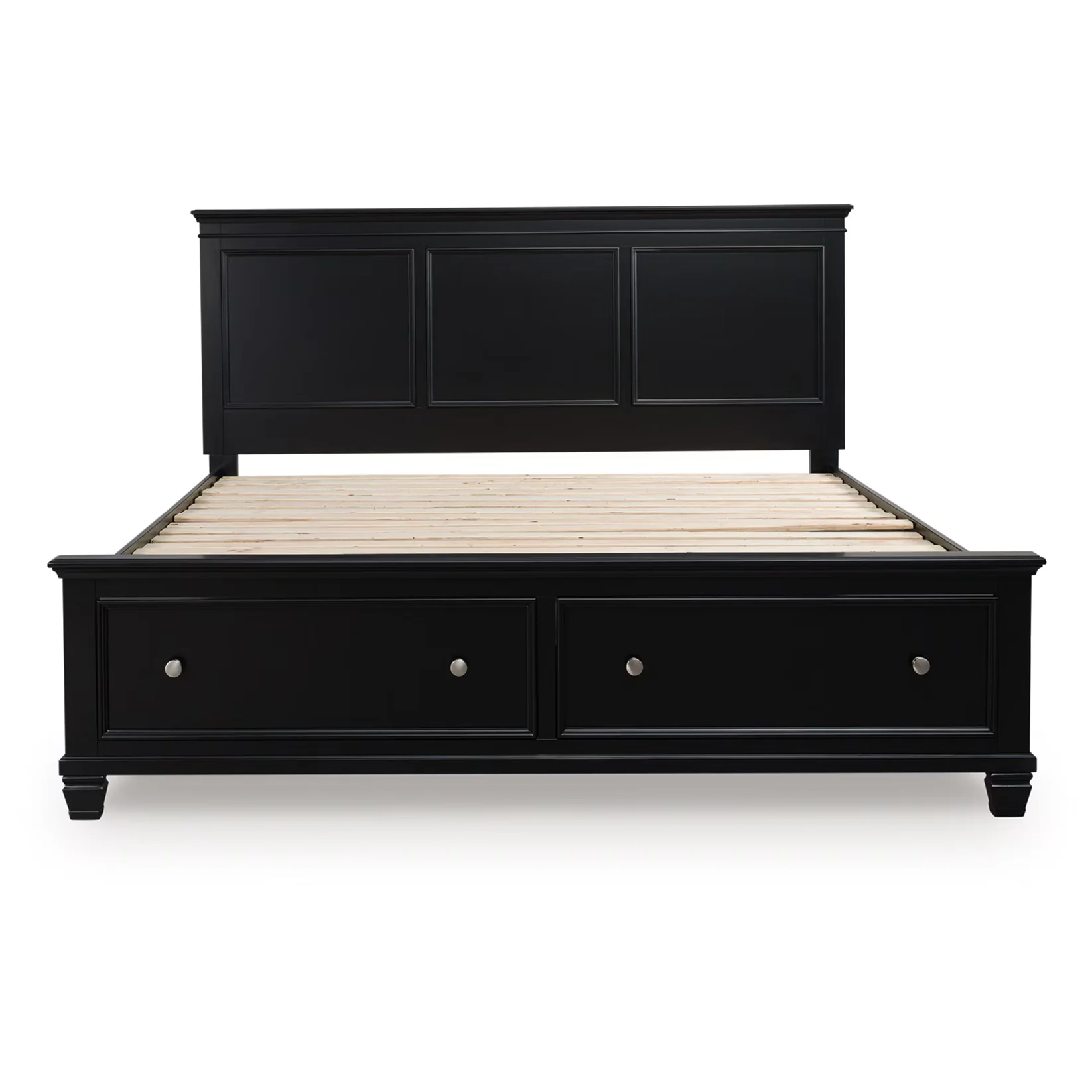 Lanolee - Black - King Panel Storage Bed - Image 2