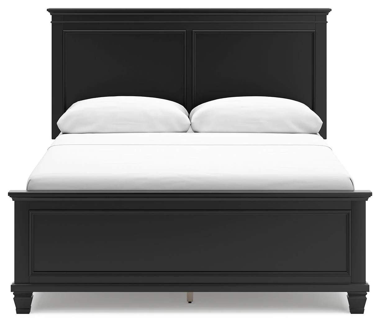 Lanolee - Black - Queen Panel Bed - Image 4