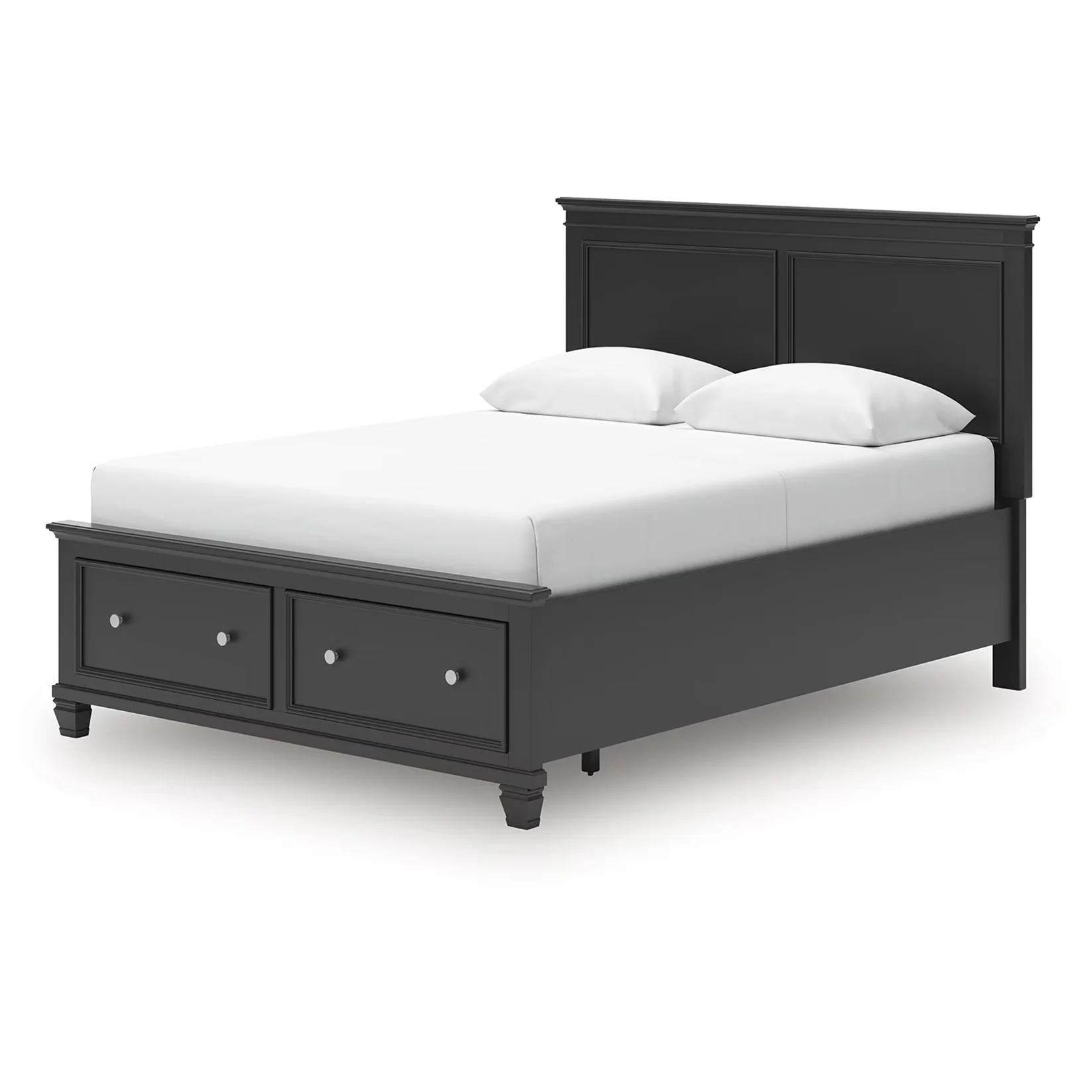 Lanolee - Black - Queen Panel Storage Bed - Image 2