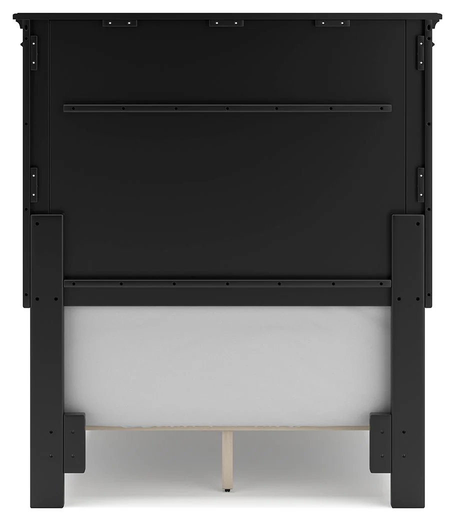 Lanolee - Black - Twin Panel Bed - Image 7