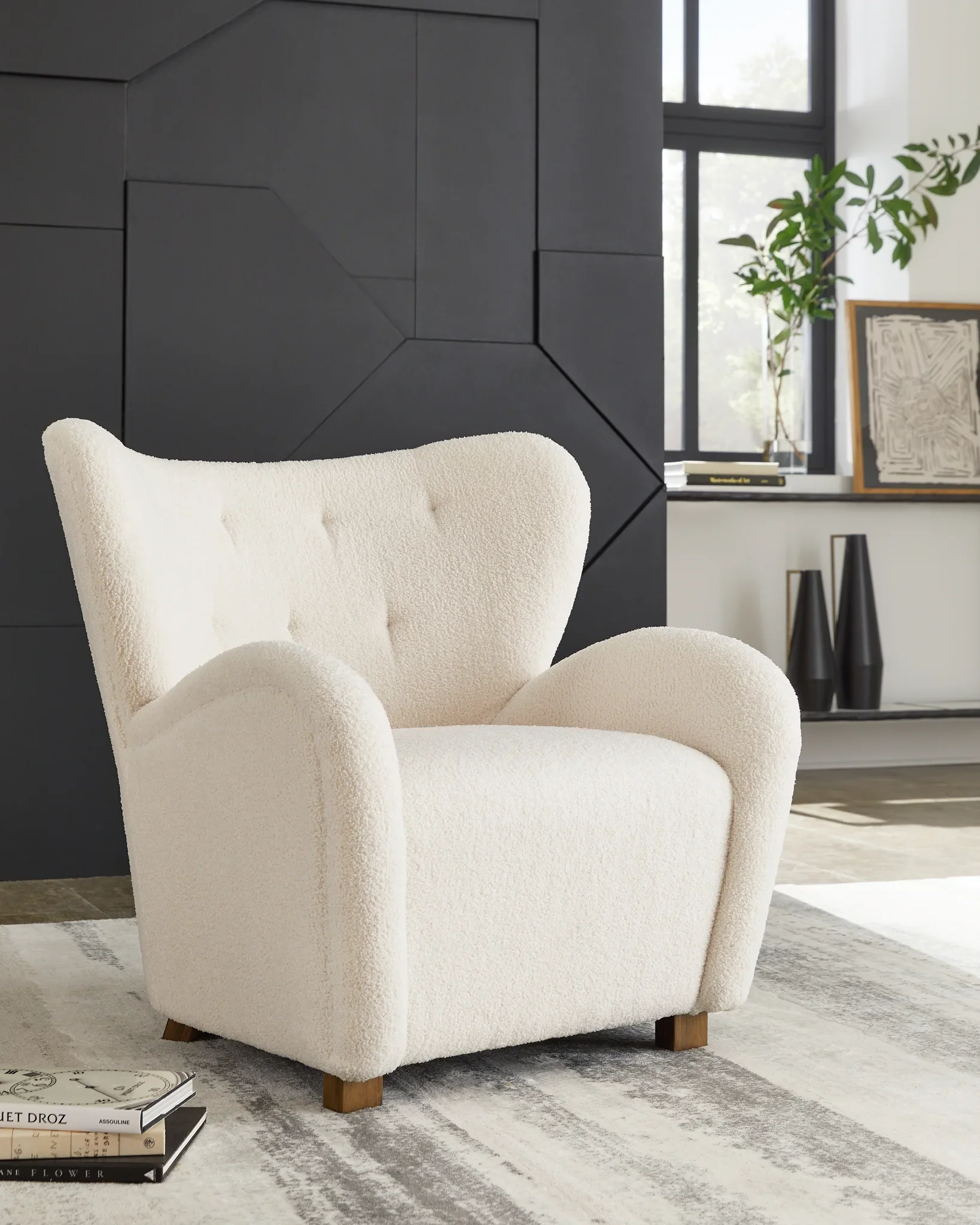 Larbell - Ecru - Accent Chair - Image 2