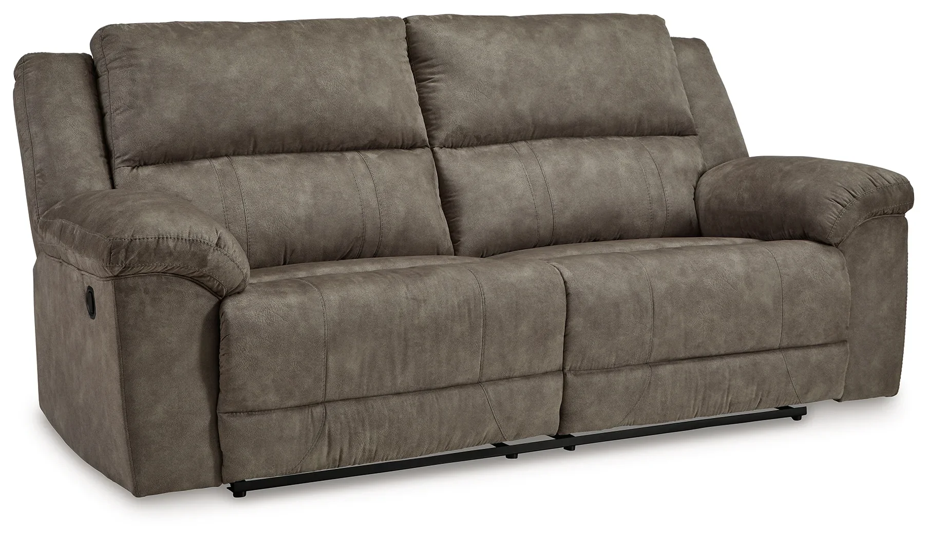 Laresview - Fossil - 2 Seat Reclining Sofa - Image 3