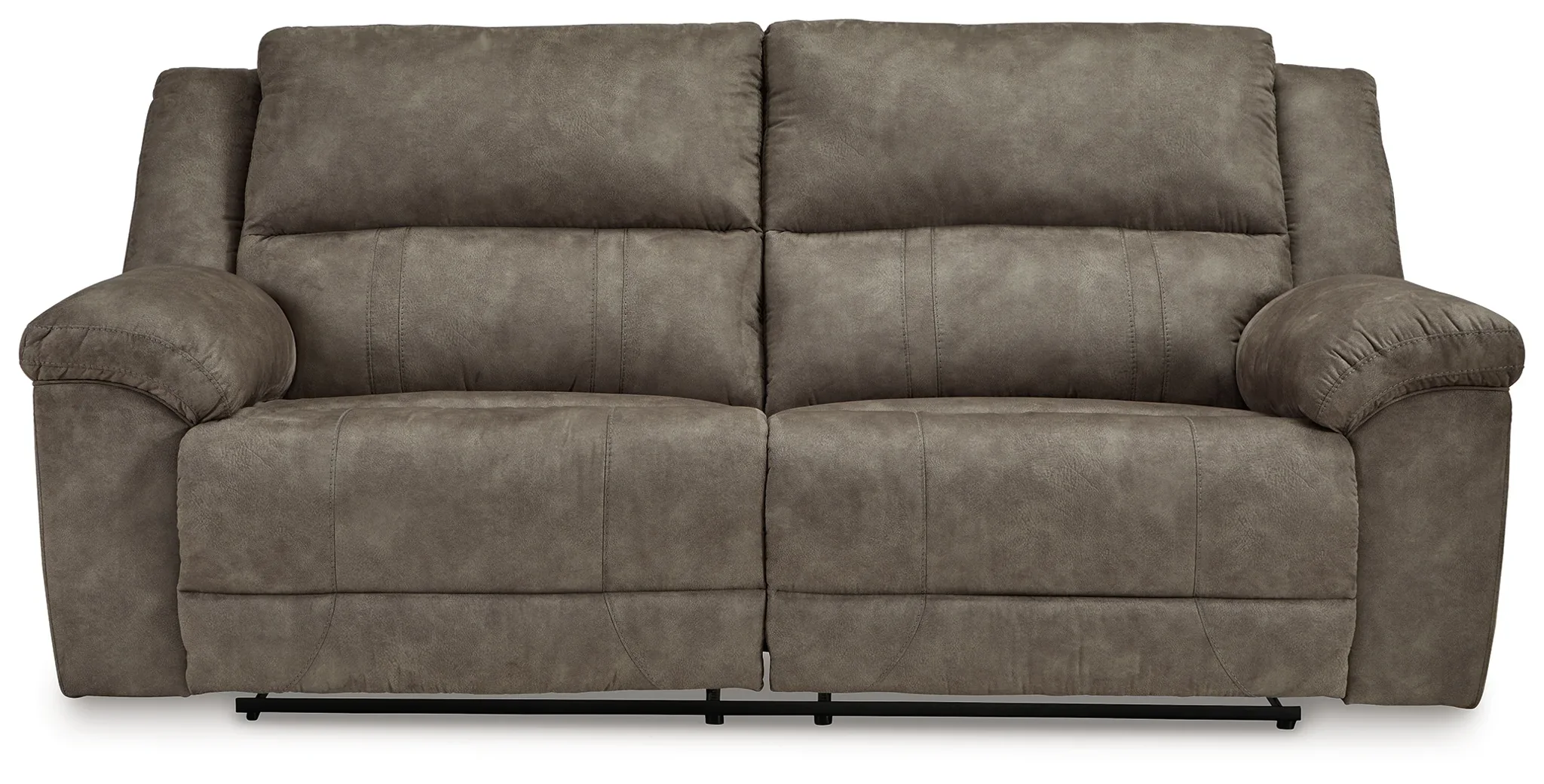 Laresview - Fossil - 2 Seat Reclining Sofa - Image 4