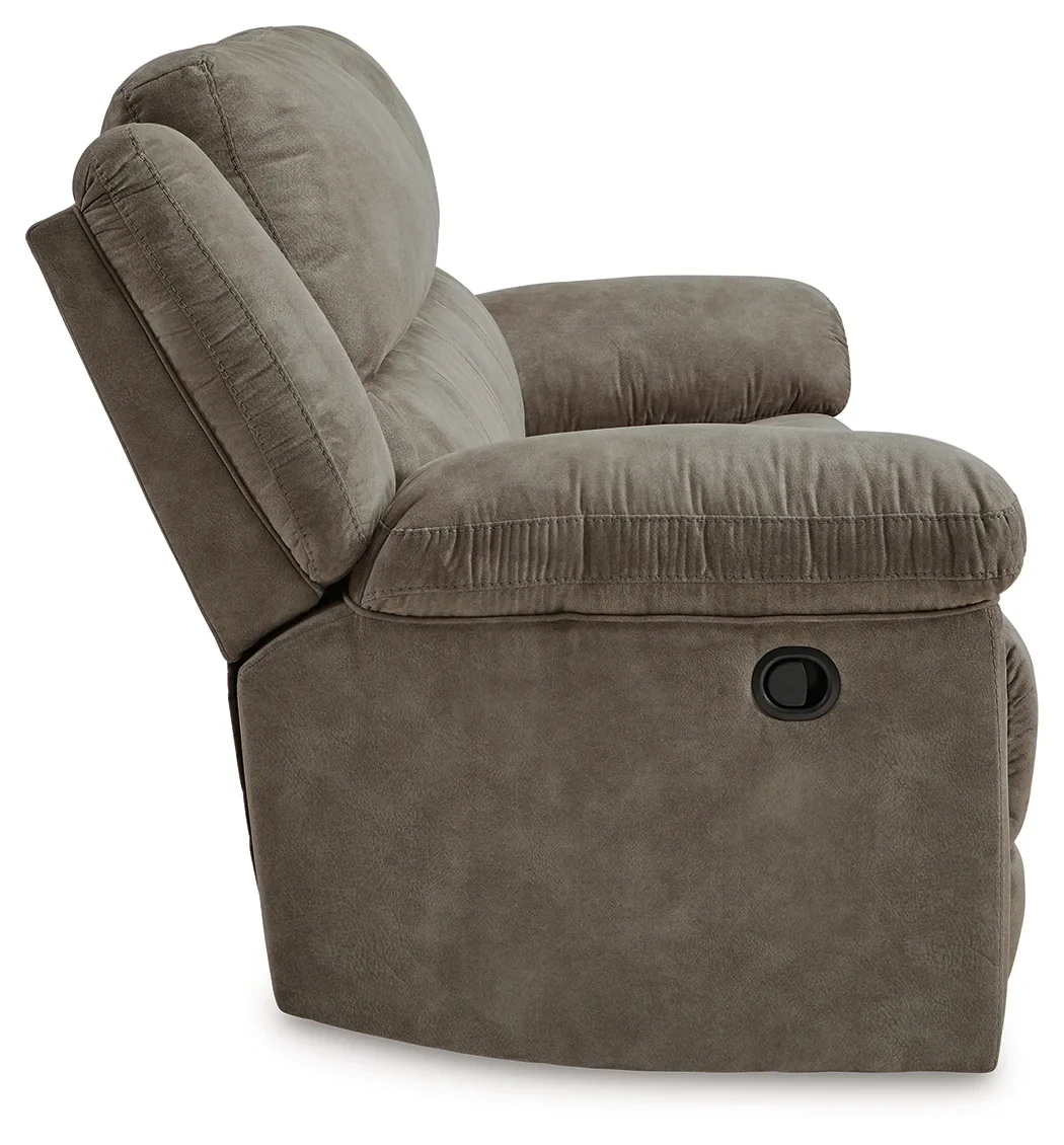 Laresview - Fossil - 2 Seat Reclining Sofa - Image 5