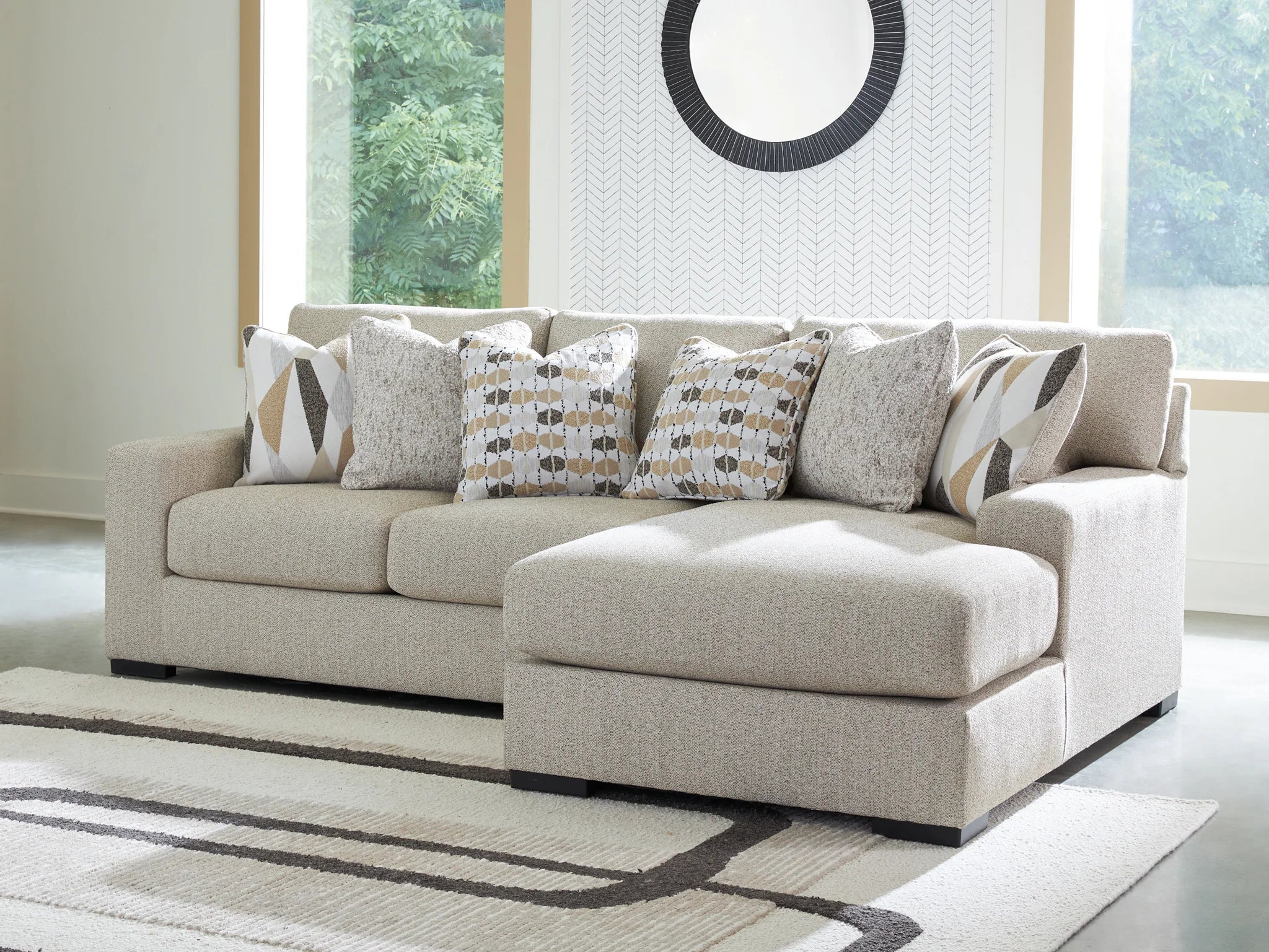 LaureLGrove - Pebble - 2-Piece Sectional With RAF Corner Chaise - Image 2