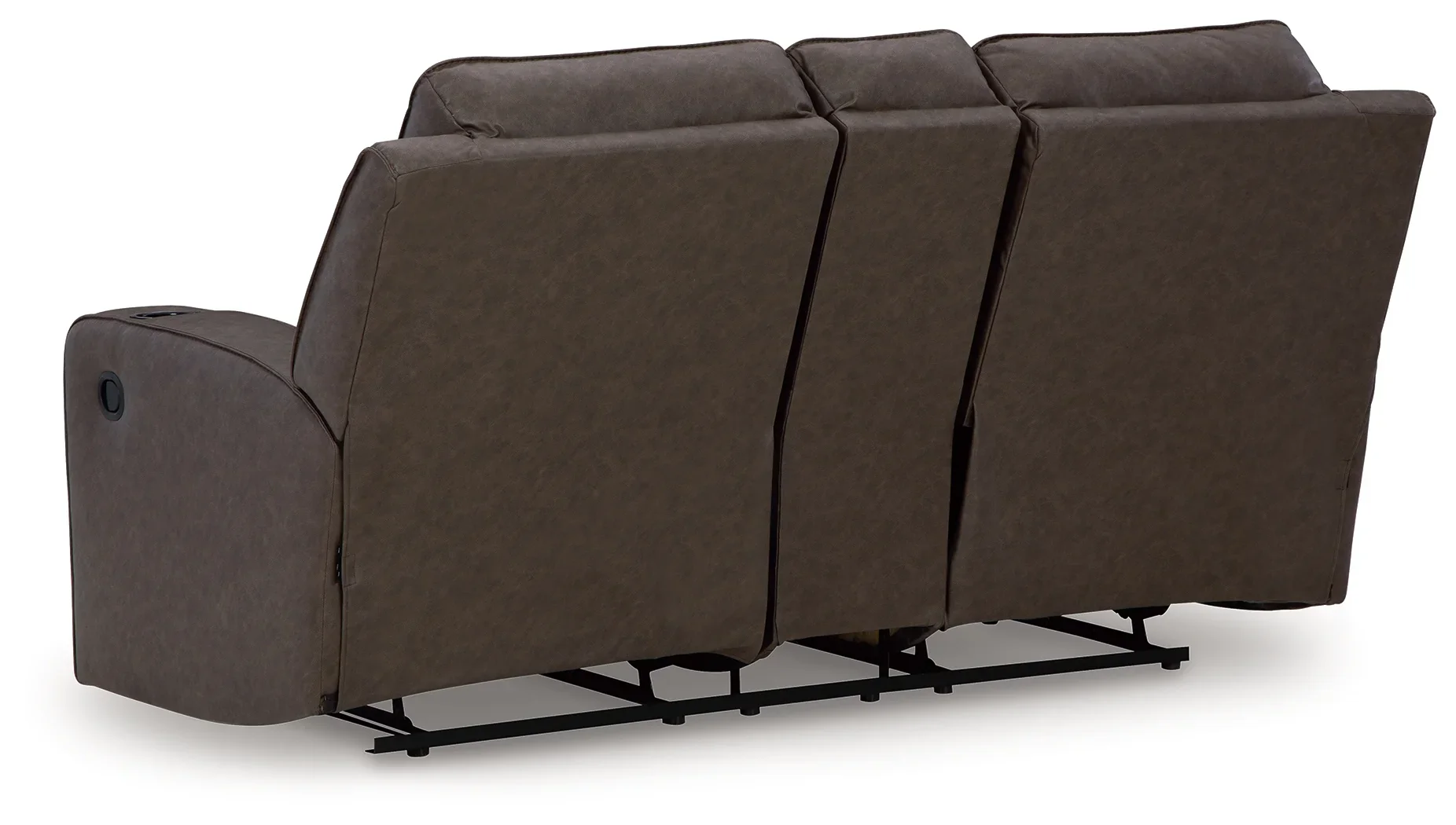 Lavenhorne - Granite - Dbl Rec Loveseat W/Console - Image 3